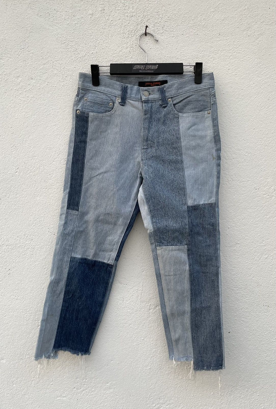 Journal Standard Journal Standard Patch Work Cropped Jeans Size US 30 / EU 46 - 1 Thumbnail