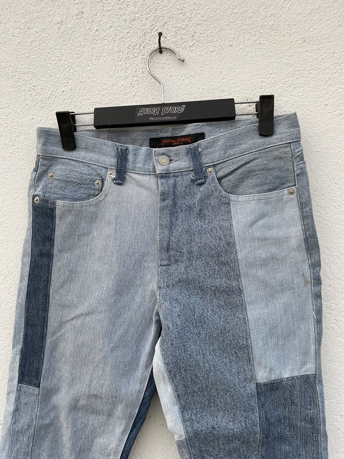 Journal Standard Journal Standard Patch Work Cropped Jeans Size US 30 / EU 46 - 2 Thumbnail