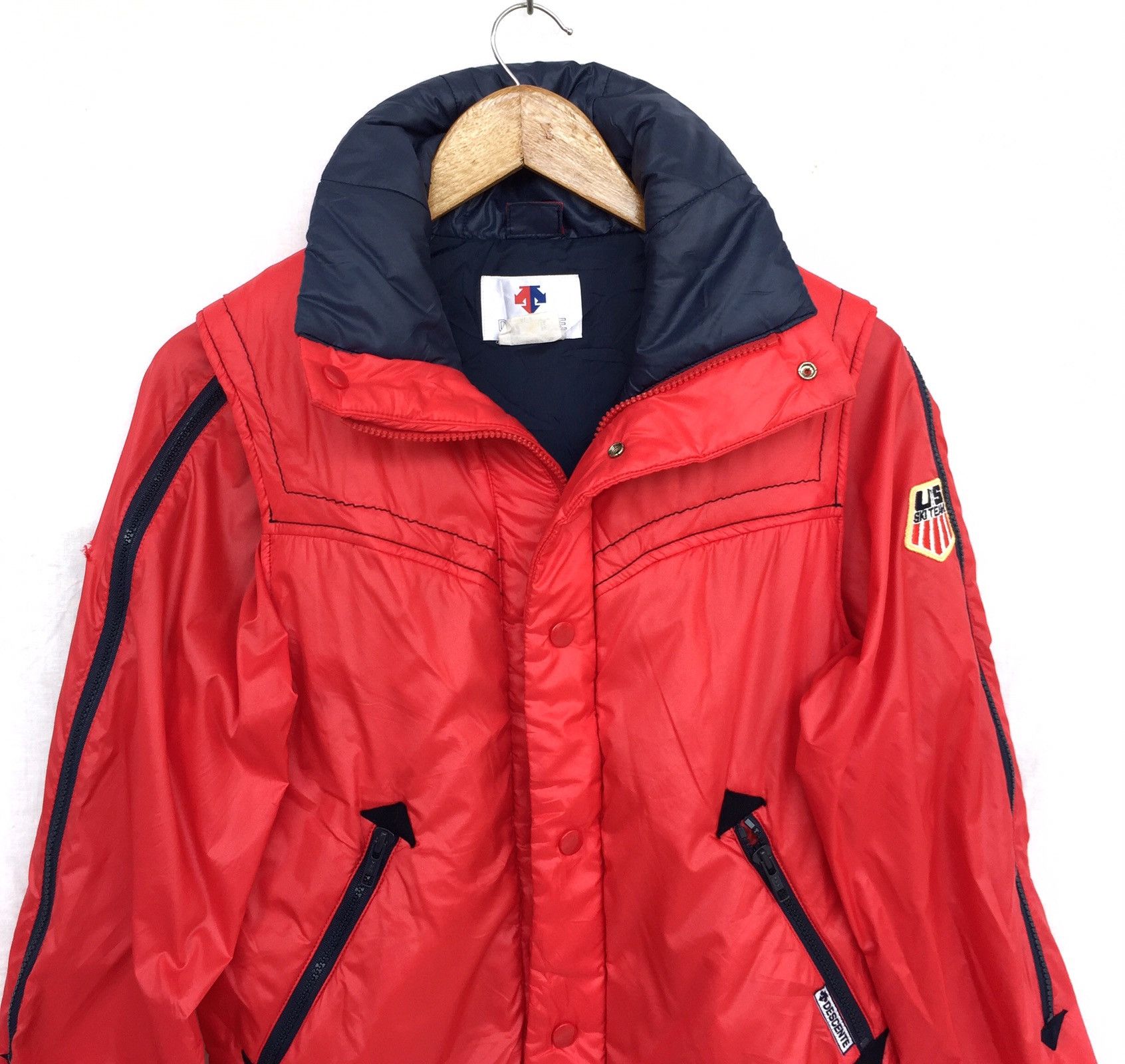 Descente × Vintage Vintage Descente Ski Team Zipper Jacket Size S / US 4 / IT 40 - 4 Thumbnail