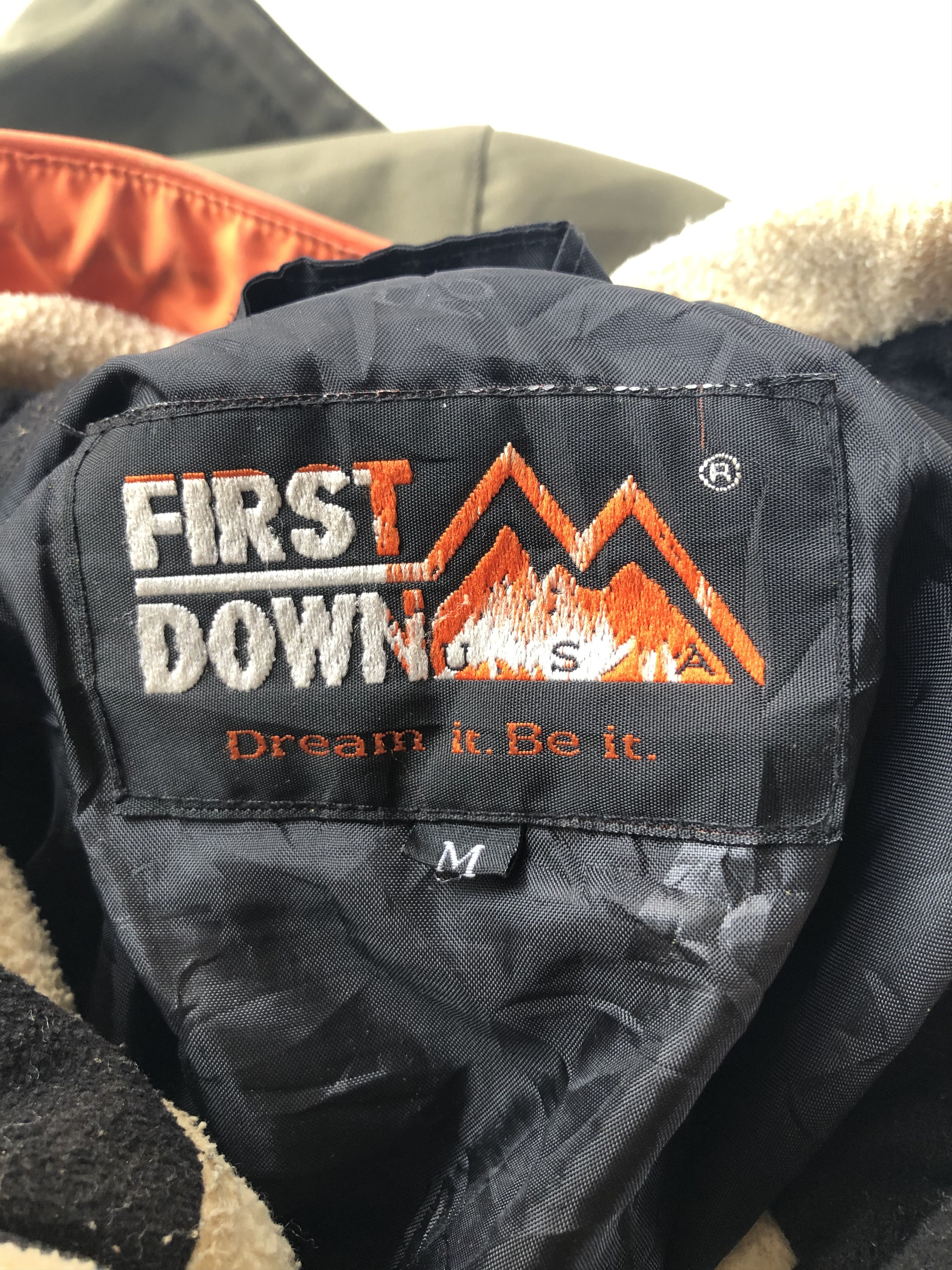 Vintage RARE🔥VINTAGE FIRST DOWN FIELD TACTICAL LINED JACKET Size US L / EU 52-54 / 3 - 12 Thumbnail