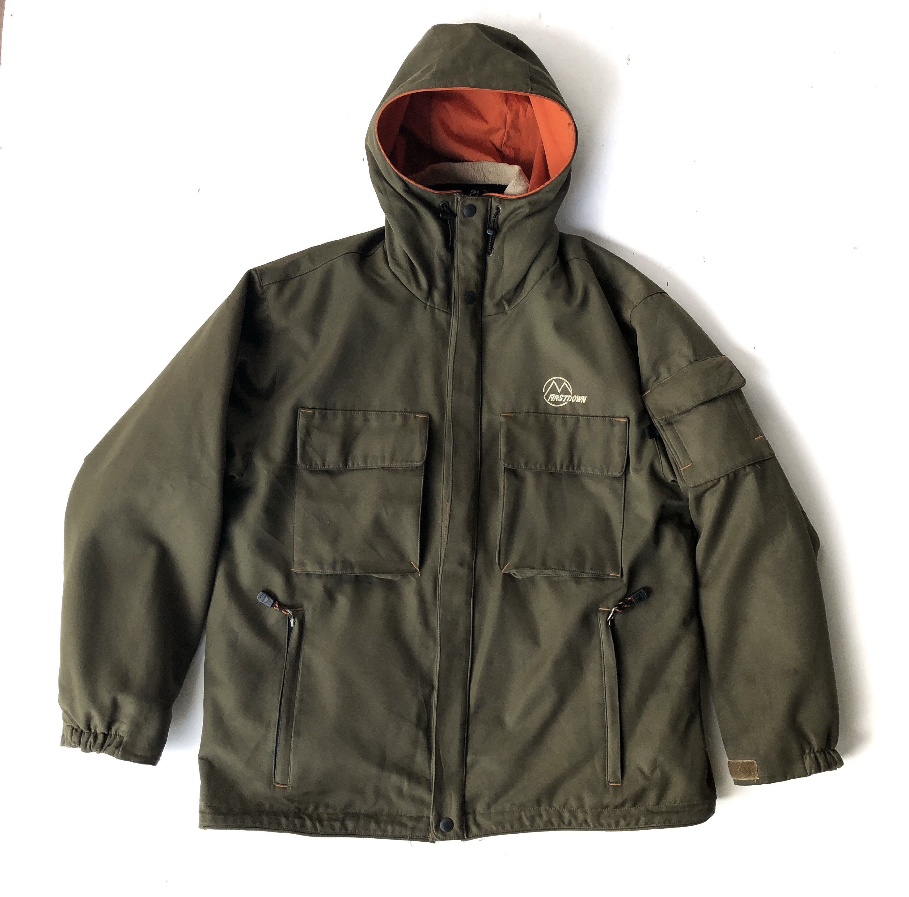 Vintage RARE🔥VINTAGE FIRST DOWN FIELD TACTICAL LINED JACKET Size US L / EU 52-54 / 3 - 1 Thumbnail