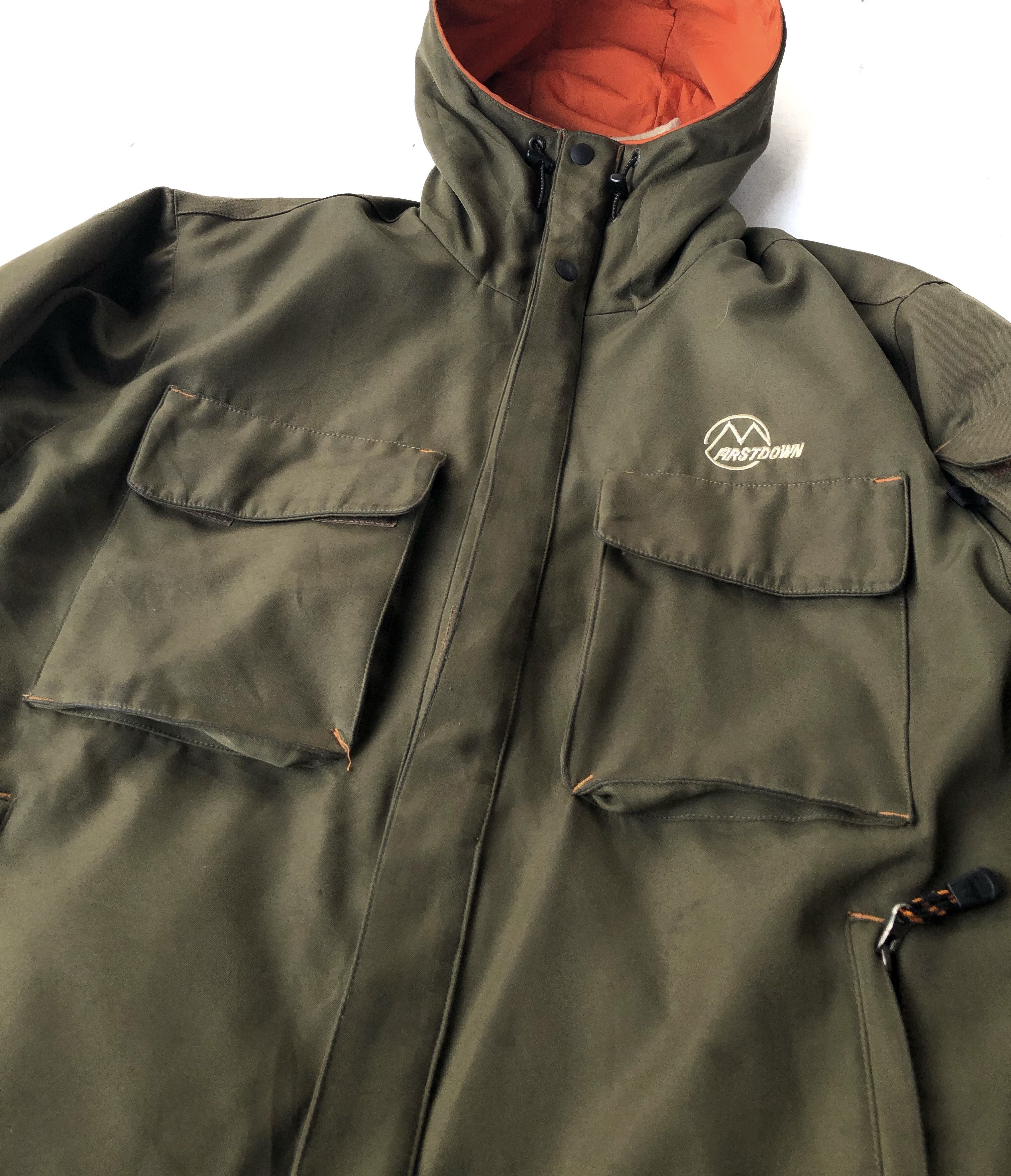 Vintage RARE🔥VINTAGE FIRST DOWN FIELD TACTICAL LINED JACKET Size US L / EU 52-54 / 3 - 4 Thumbnail
