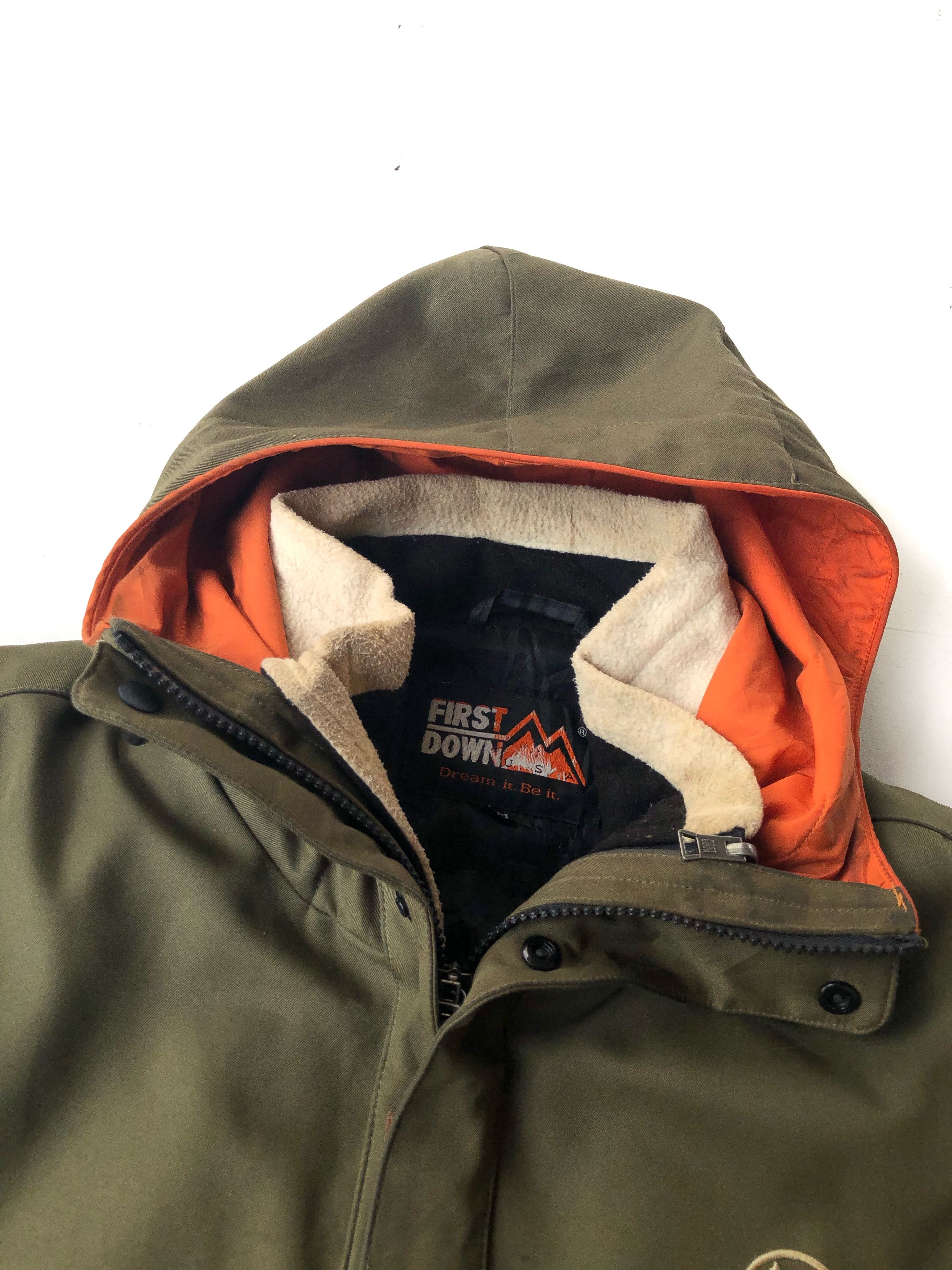 Vintage RARE🔥VINTAGE FIRST DOWN FIELD TACTICAL LINED JACKET Size US L / EU 52-54 / 3 - 10 Thumbnail