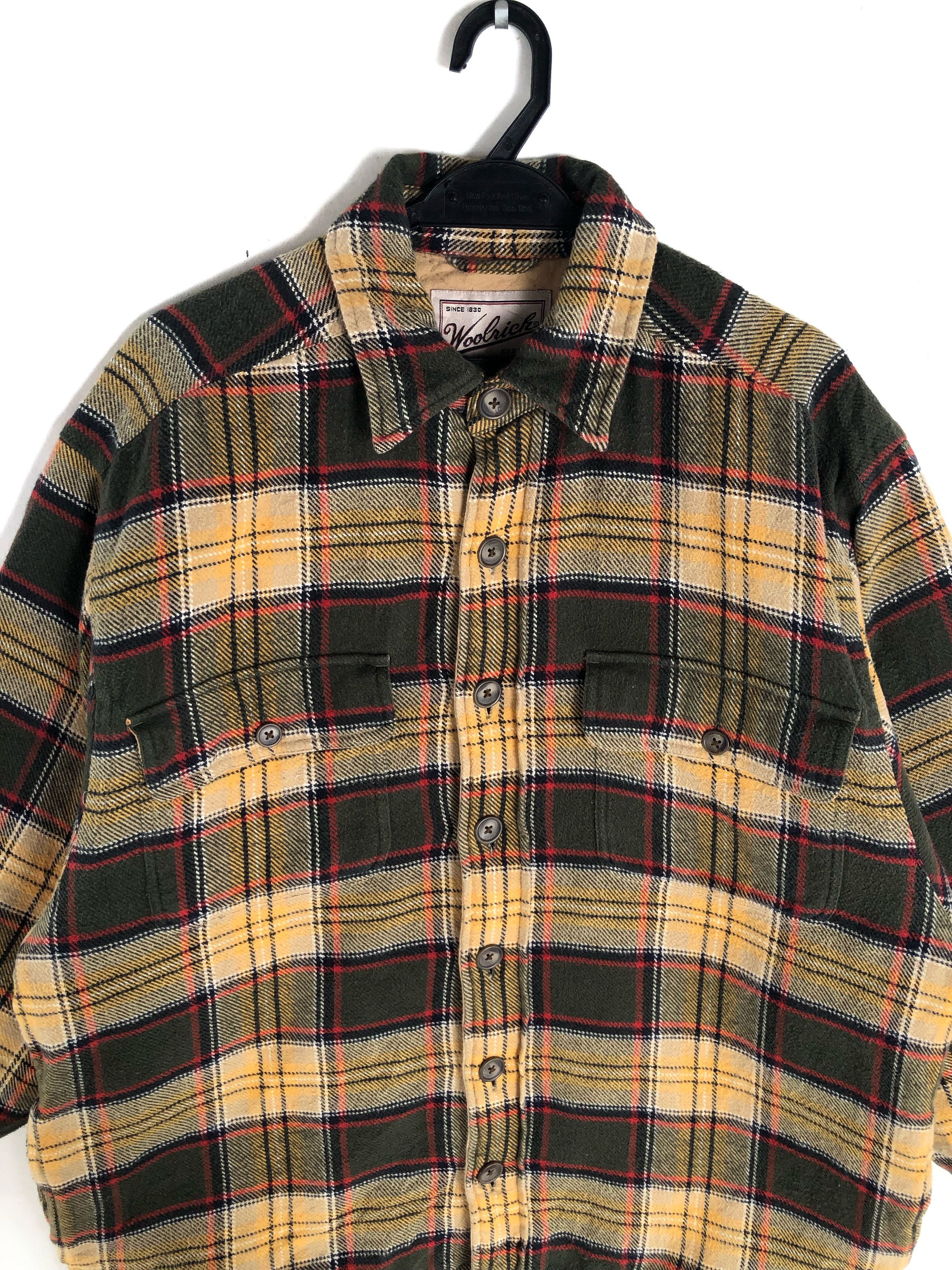 Vintage × Woolrich Woolen Mills VINTAGE WOOLRICH FLANNEL RUGGED SHIRT JACKET OVERSIZED Size US XL / EU 56 / 4 - 5 Thumbnail