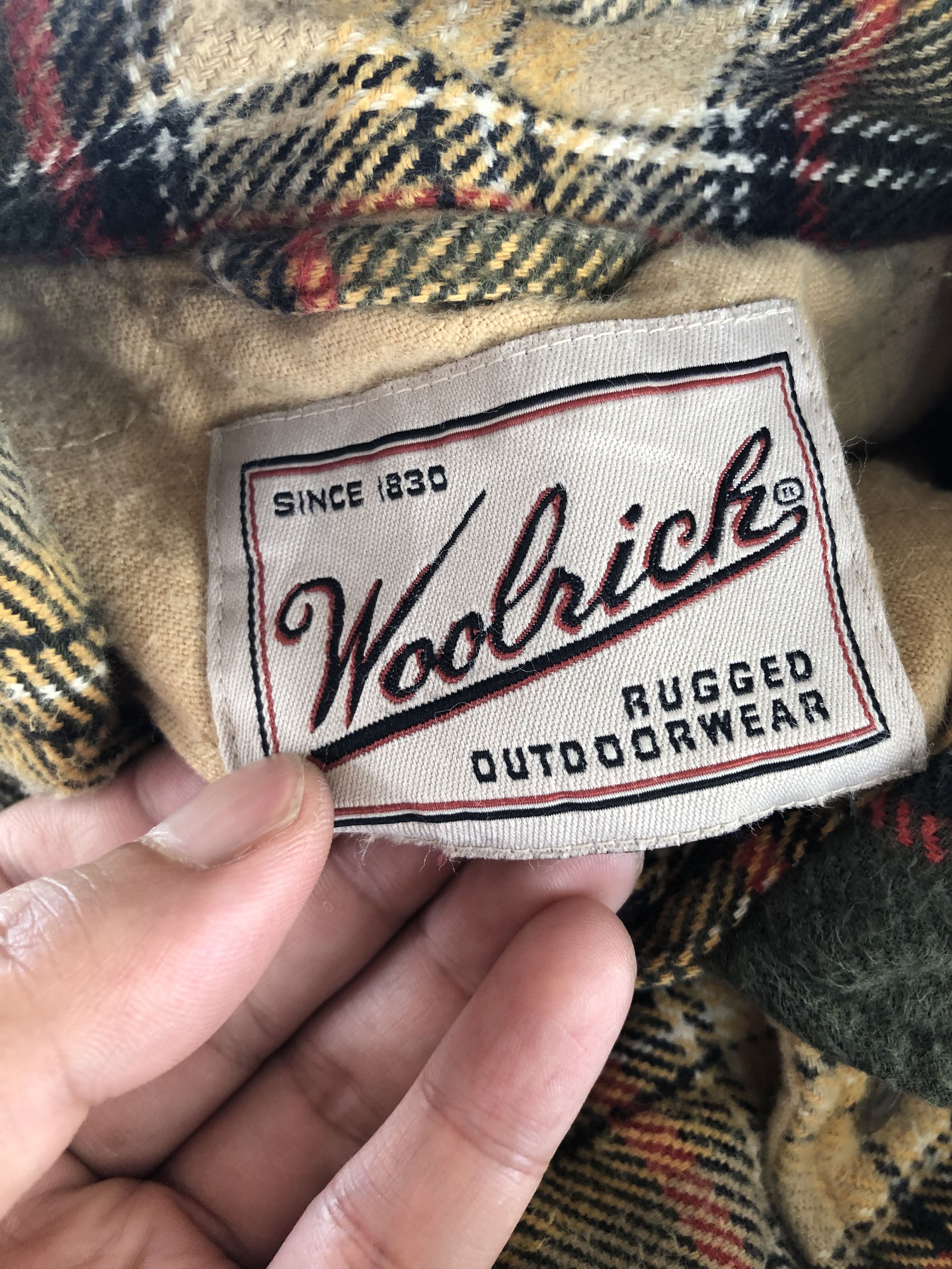 Vintage × Woolrich Woolen Mills VINTAGE WOOLRICH FLANNEL RUGGED SHIRT JACKET OVERSIZED Size US XL / EU 56 / 4 - 3 Thumbnail