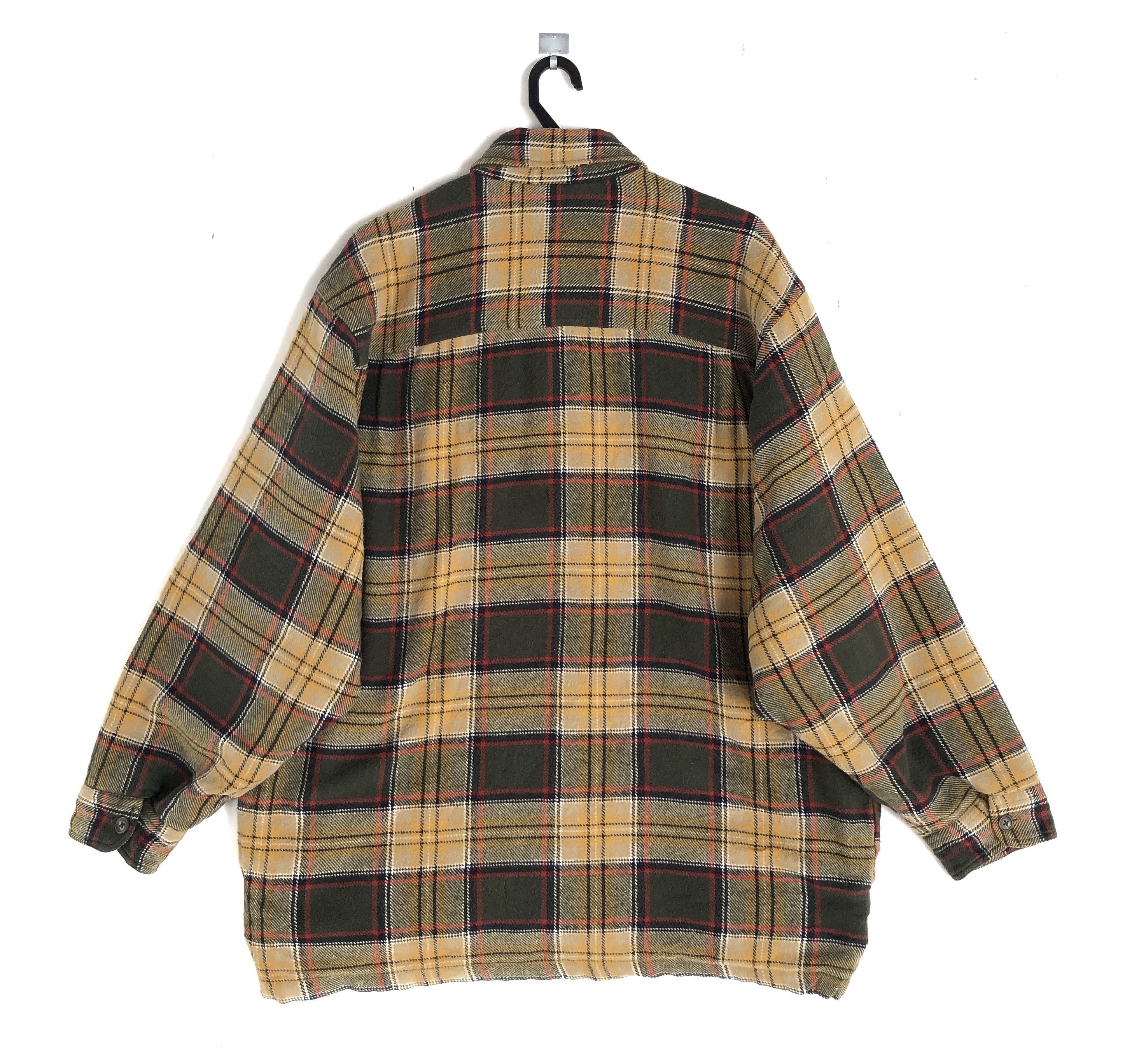 Vintage × Woolrich Woolen Mills VINTAGE WOOLRICH FLANNEL RUGGED SHIRT JACKET OVERSIZED Size US XL / EU 56 / 4 - 2 Thumbnail