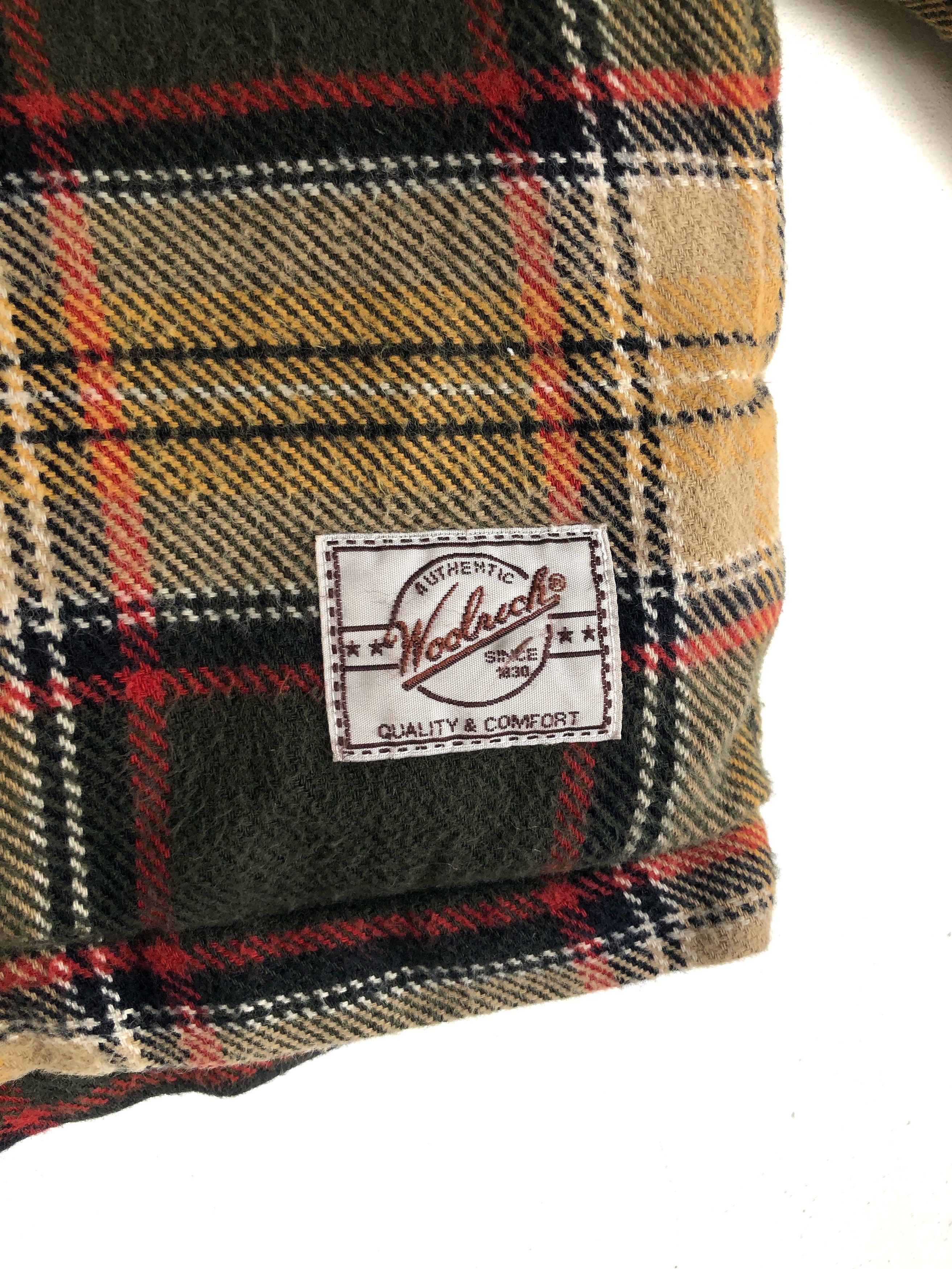 Vintage × Woolrich Woolen Mills VINTAGE WOOLRICH FLANNEL RUGGED SHIRT JACKET OVERSIZED Size US XL / EU 56 / 4 - 6 Thumbnail