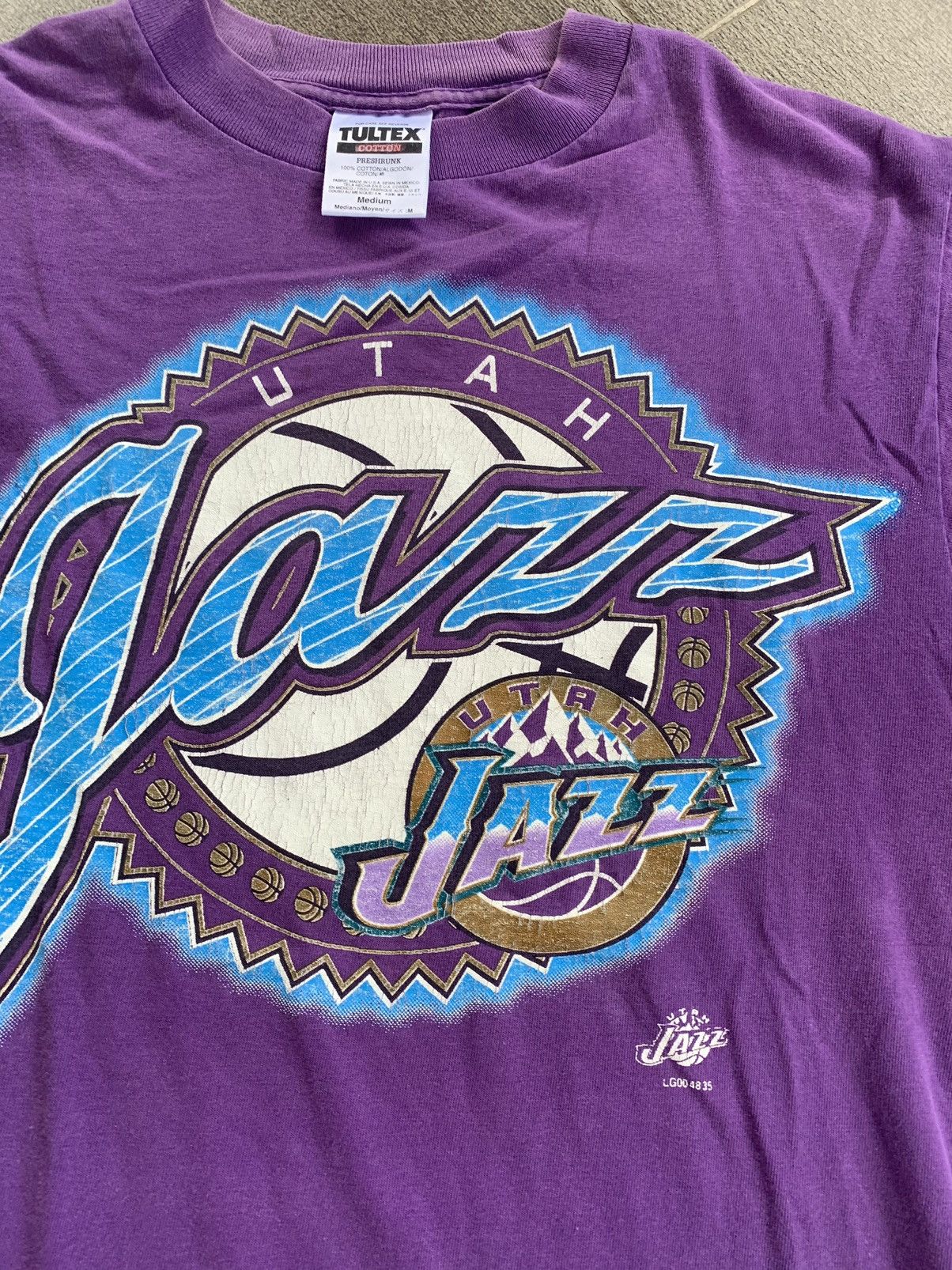 Tultex Vintage Tee X NBA Utah Jazz Size US M / EU 48-50 / 2 - 2 Thumbnail