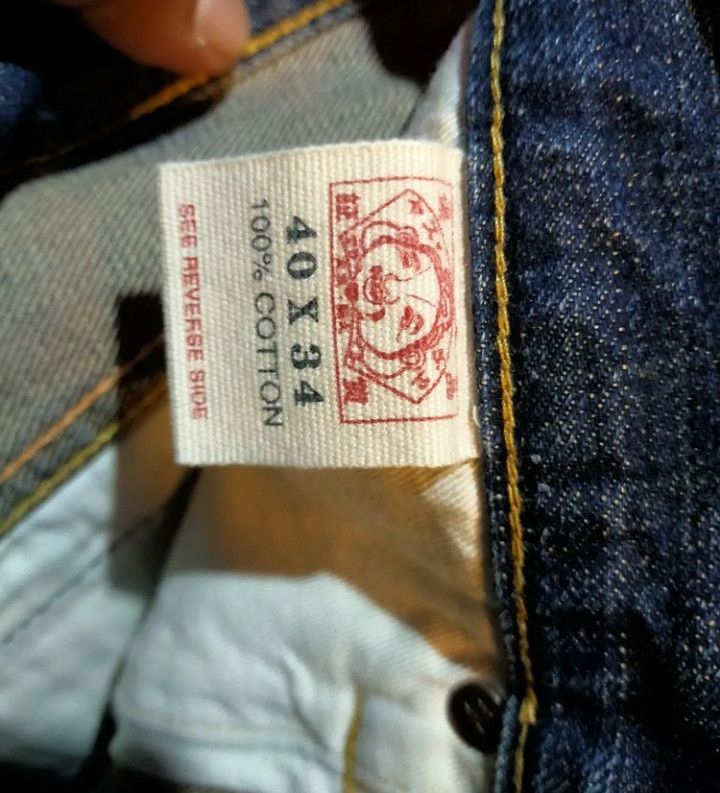 Evisu × Japanese Brand × Vintage Evisu selvedge denim big gullwing Size US 40 / EU 56 - 3 Thumbnail