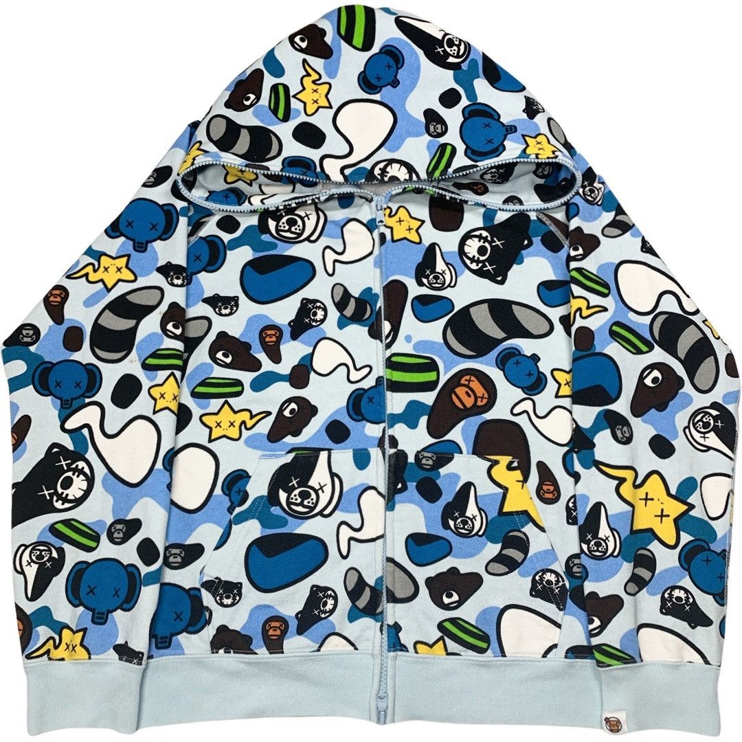 Bape x best sale kaws hoodie