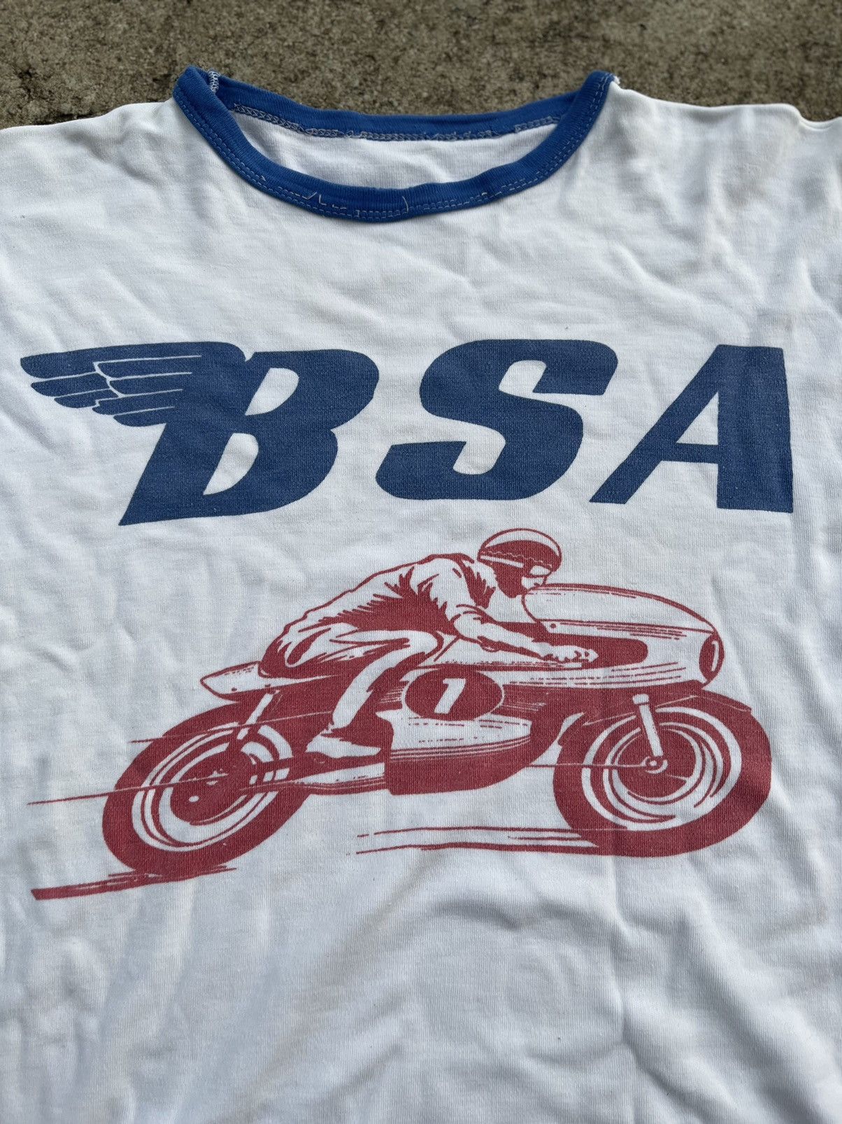 Indian Motorcycle × Vintage Vintage 80s BSA Shirt Rare Size US S / EU 44-46 / 1 - 4 Thumbnail