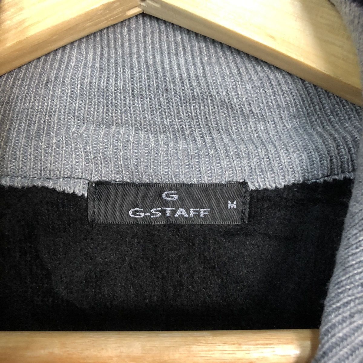 Japanese Brand × Vintage G-Staff Zipper Dark blue Knitwear Sweater #6756 Size US M / EU 48-50 / 2 - 6 Thumbnail