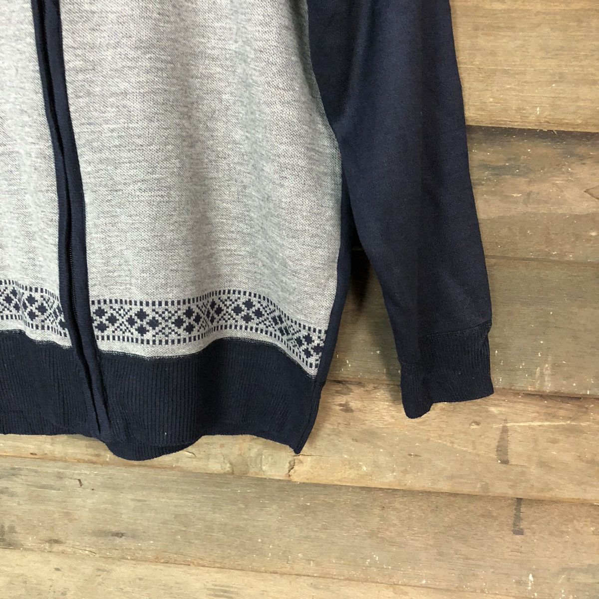 Japanese Brand × Vintage G-Staff Zipper Dark blue Knitwear Sweater #6756 Size US M / EU 48-50 / 2 - 5 Thumbnail