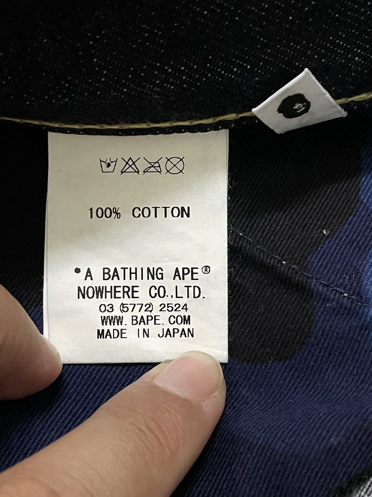 Bape Vintage Bathing Ape Jeans Bape Size US 35 - 13 Thumbnail