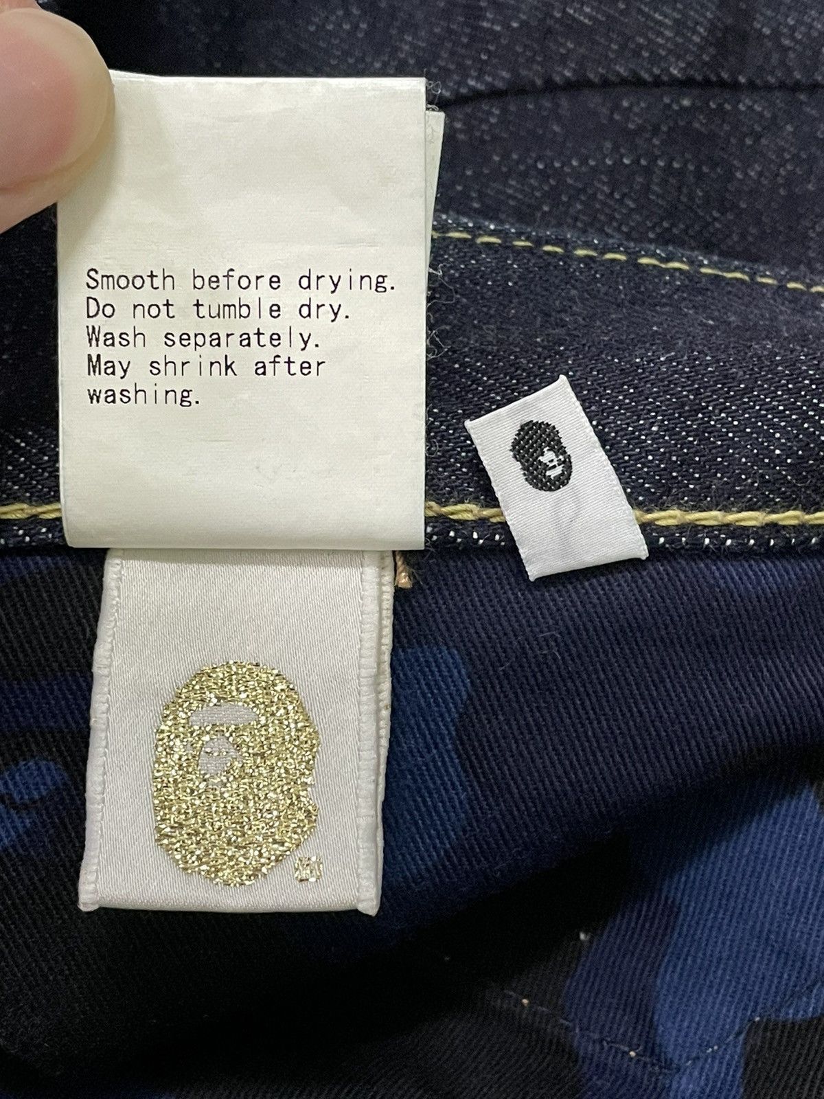 Bape Vintage Bathing Ape Jeans Bape Size US 35 - 15 Thumbnail
