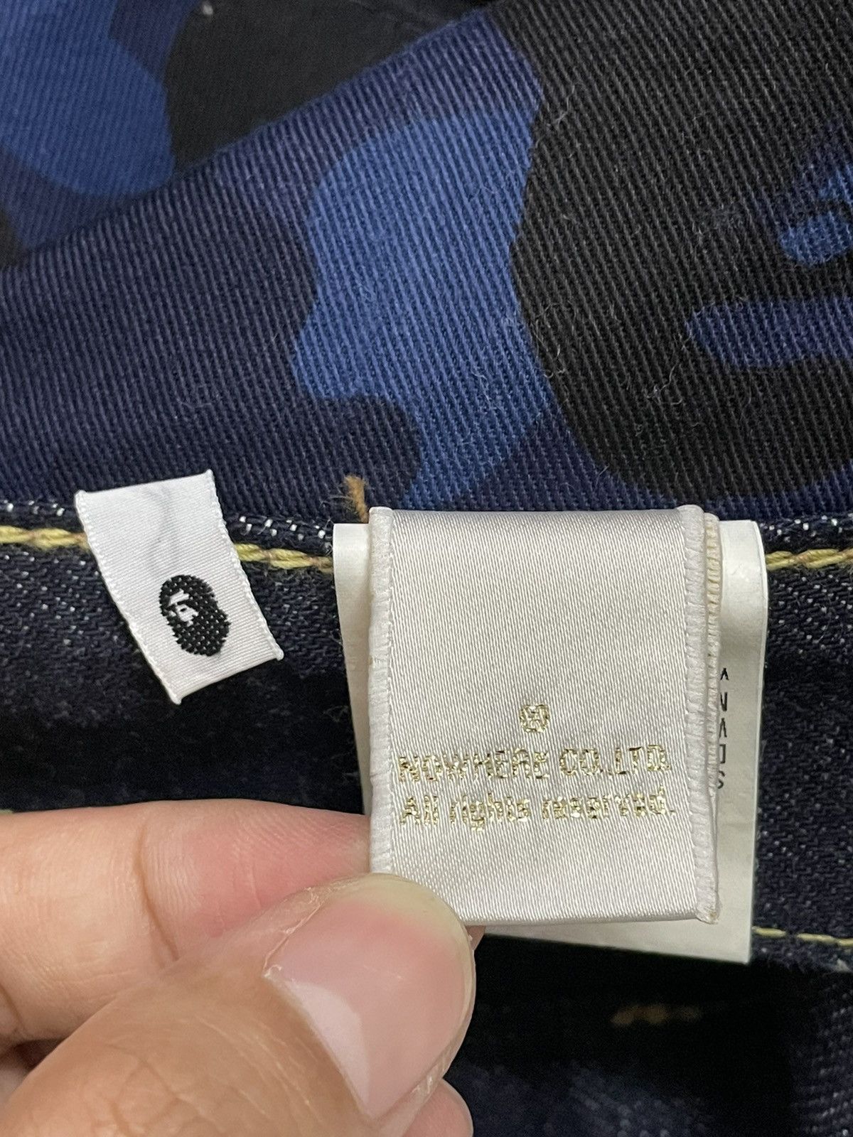 Bape Vintage Bathing Ape Jeans Bape Size US 35 - 16 Thumbnail