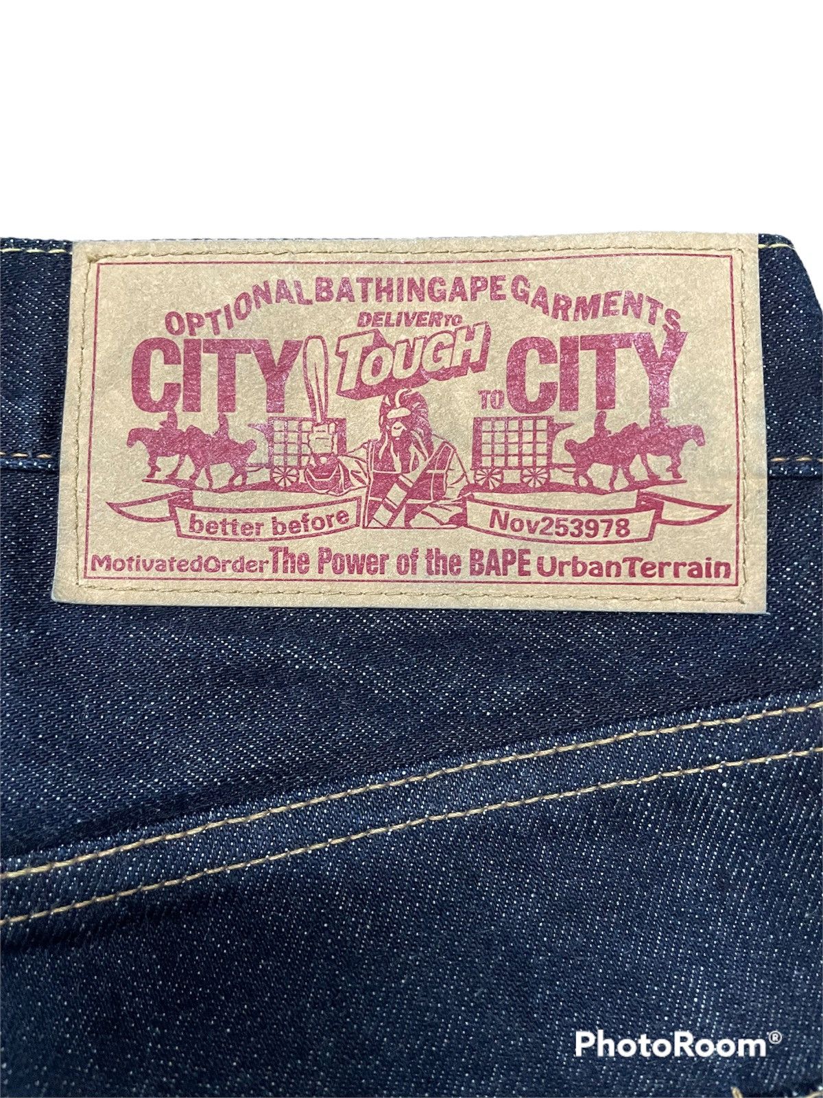 Bape Vintage Bathing Ape Jeans Bape Size US 35 - 9 Thumbnail