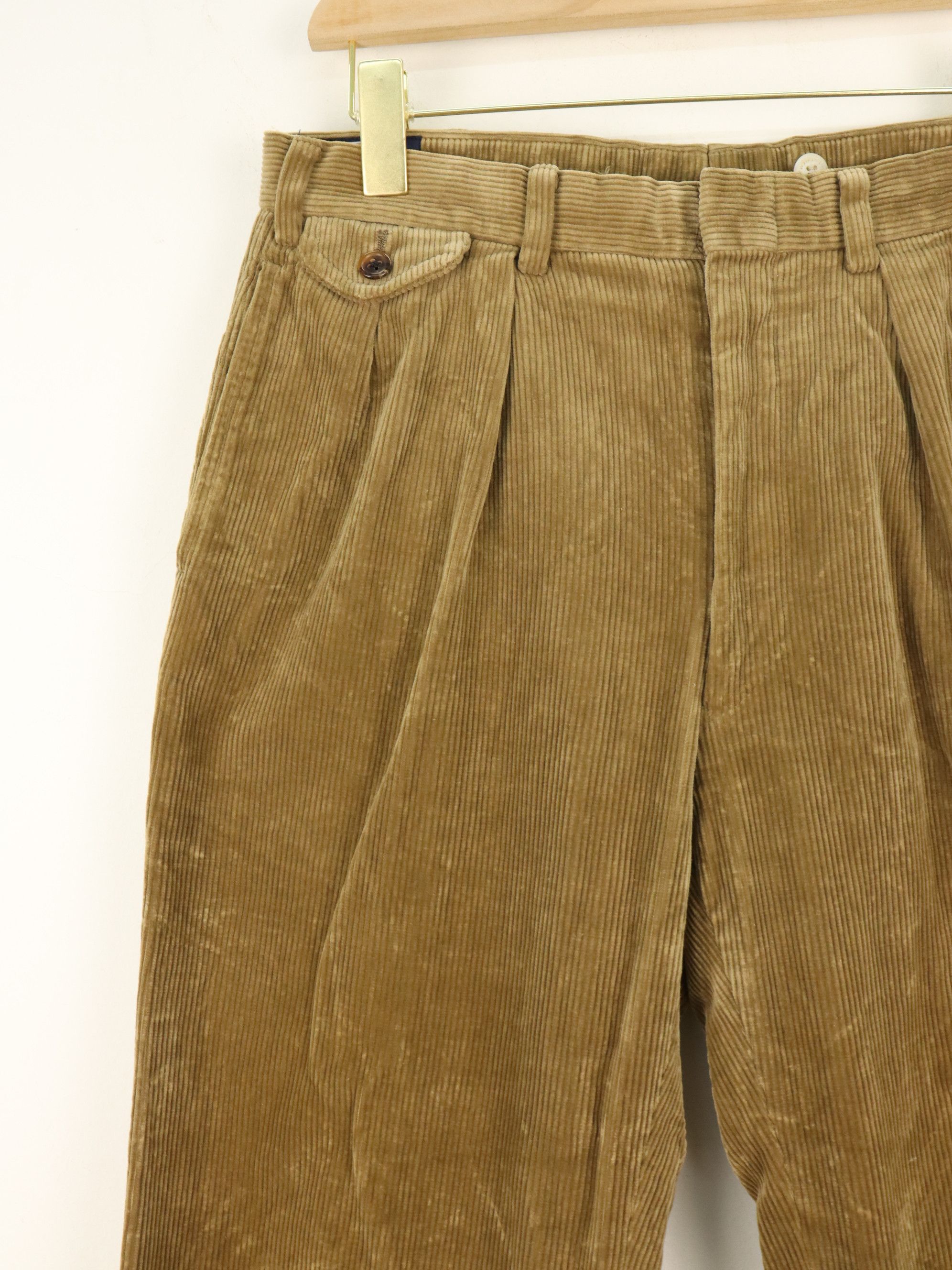 Polo Ralph Lauren PRL Front Pleated Cords Relaxed Pant Size US 32 / EU 48 - 5 Thumbnail
