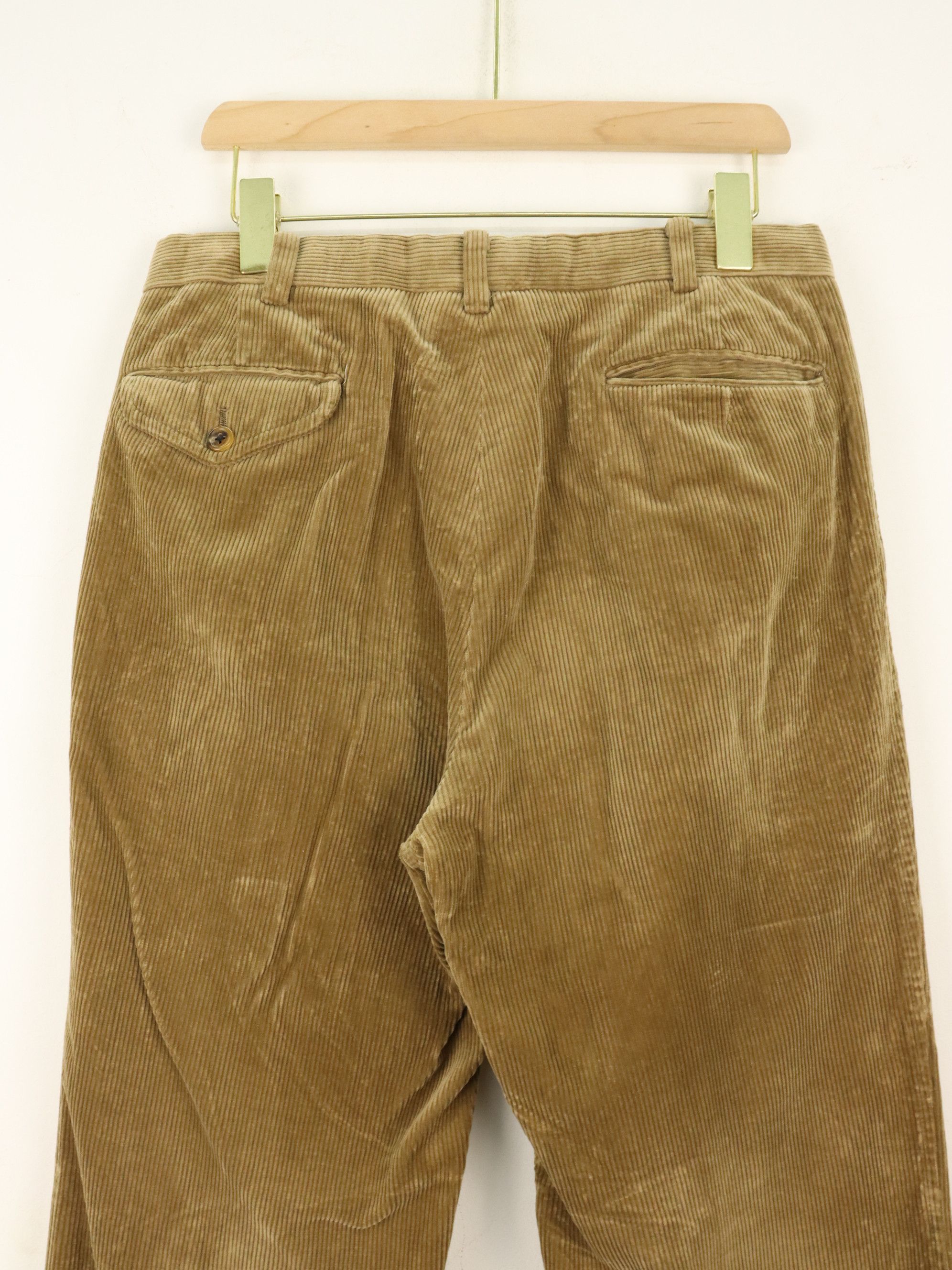 Polo Ralph Lauren PRL Front Pleated Cords Relaxed Pant Size US 32 / EU 48 - 6 Thumbnail