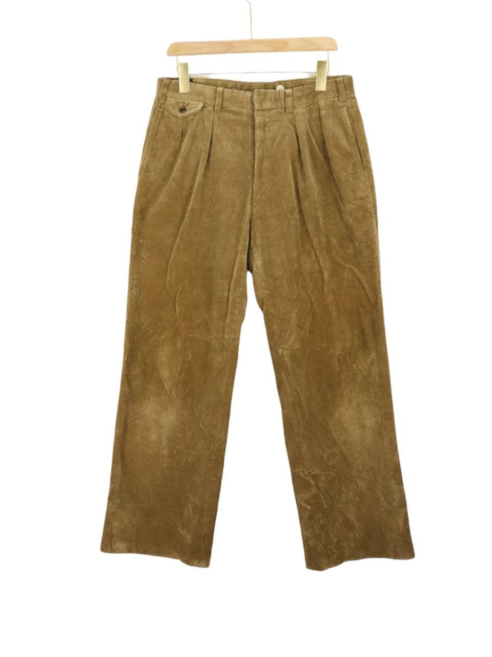 Polo Ralph Lauren PRL Front Pleated Cords Relaxed Pant Size US 32 / EU 48 - 1 Thumbnail