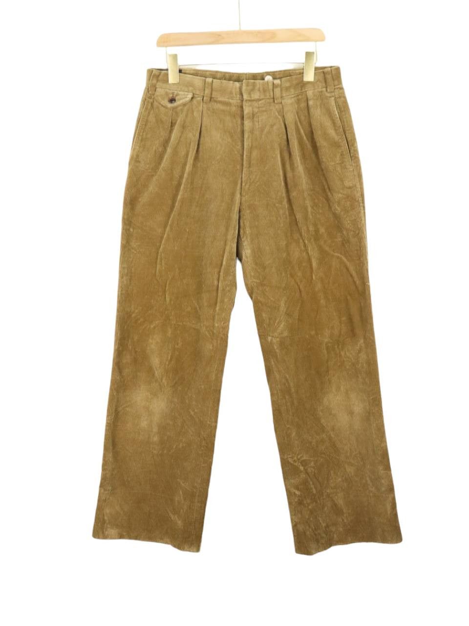 Polo Ralph Lauren PRL Front Pleated Cords Relaxed Pant Size US 32 / EU 48 - 2 Thumbnail
