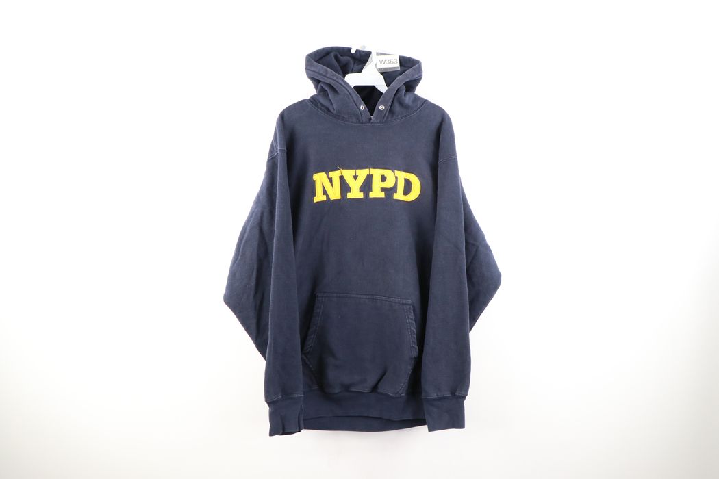 Vintage Vintage Nypd New York Police Department Faded Hoodie Grailed