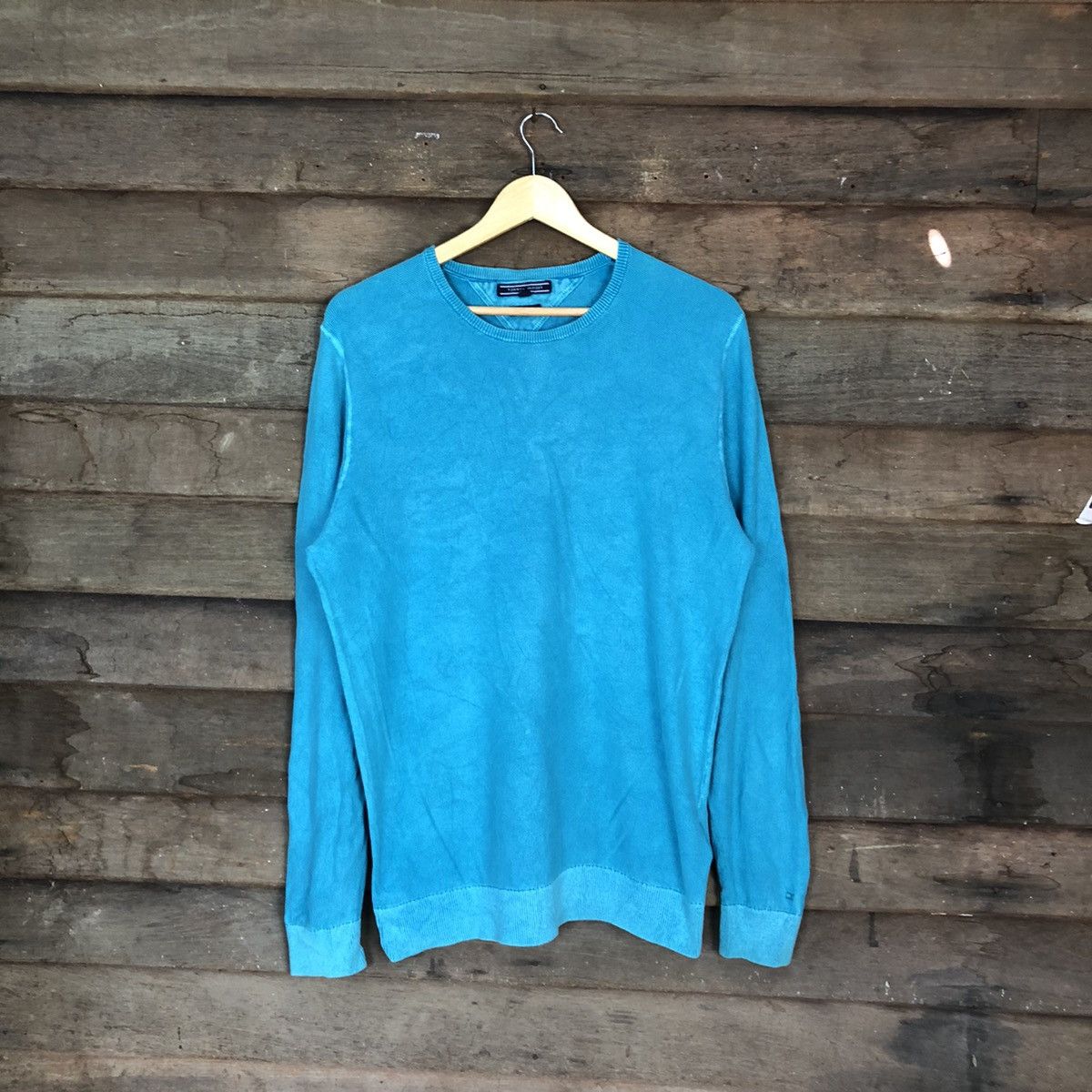 Tommy Hilfiger Tommy Hilfiger vintage faded Blue Knitwear Sweater #6756 Size US M / EU 48-50 / 2 - 1 Thumbnail