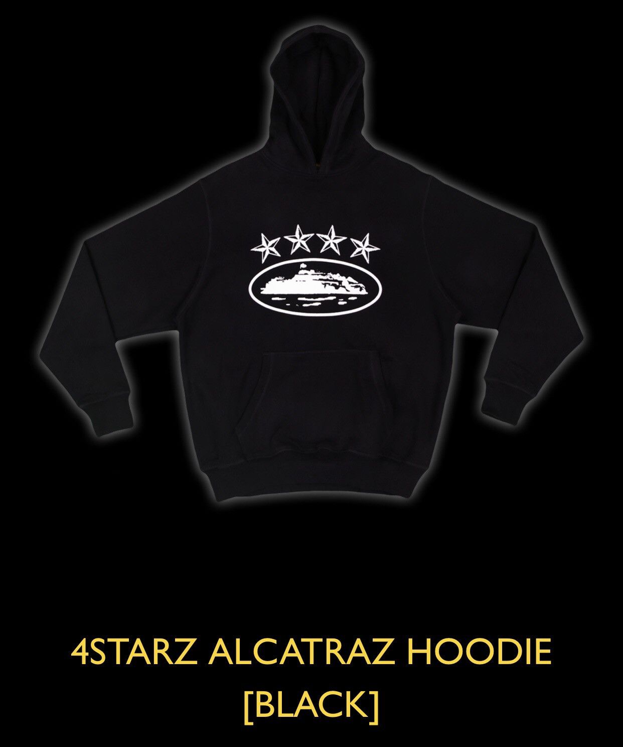 Designer × Streetwear CORTEIZ 4STARZ Alcatraz Hoodie 4th 