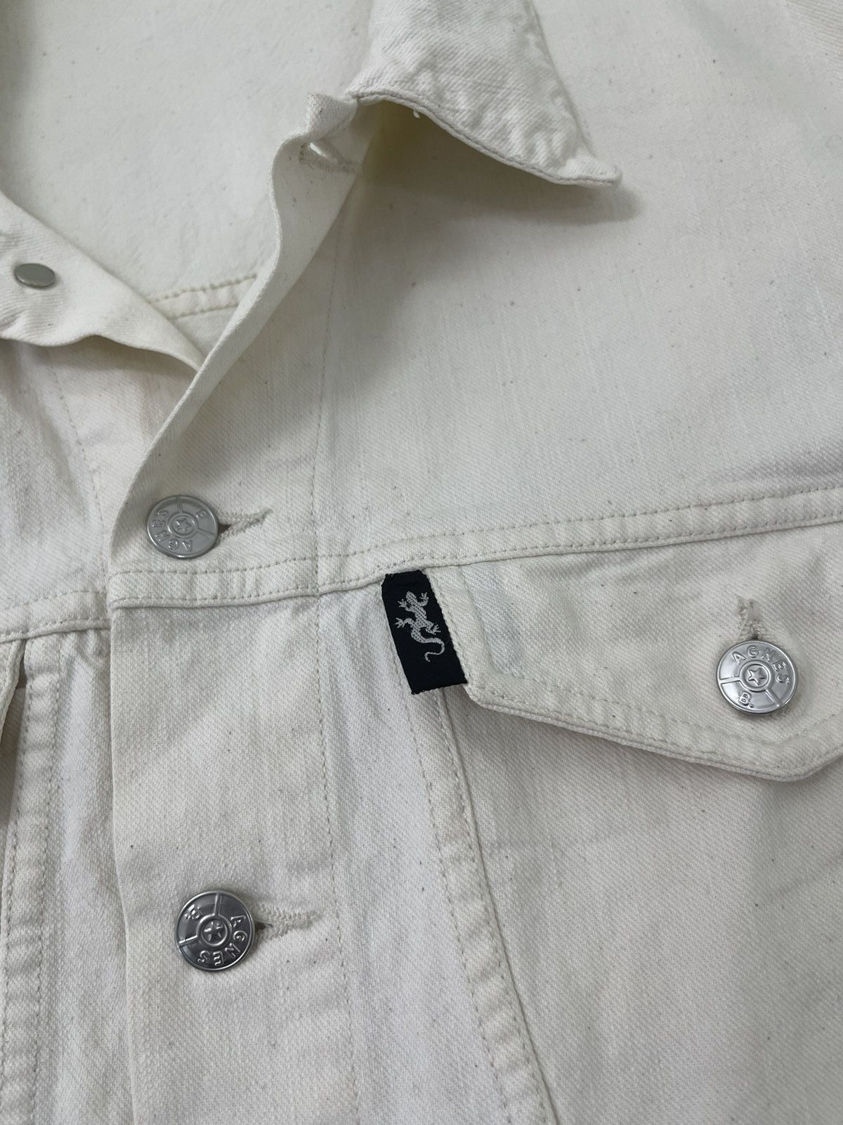 agnes b. Made in France Vintage Agnes B. Trucker Jacket 10🟩 Size US L / EU 52-54 / 3 - 6 Thumbnail