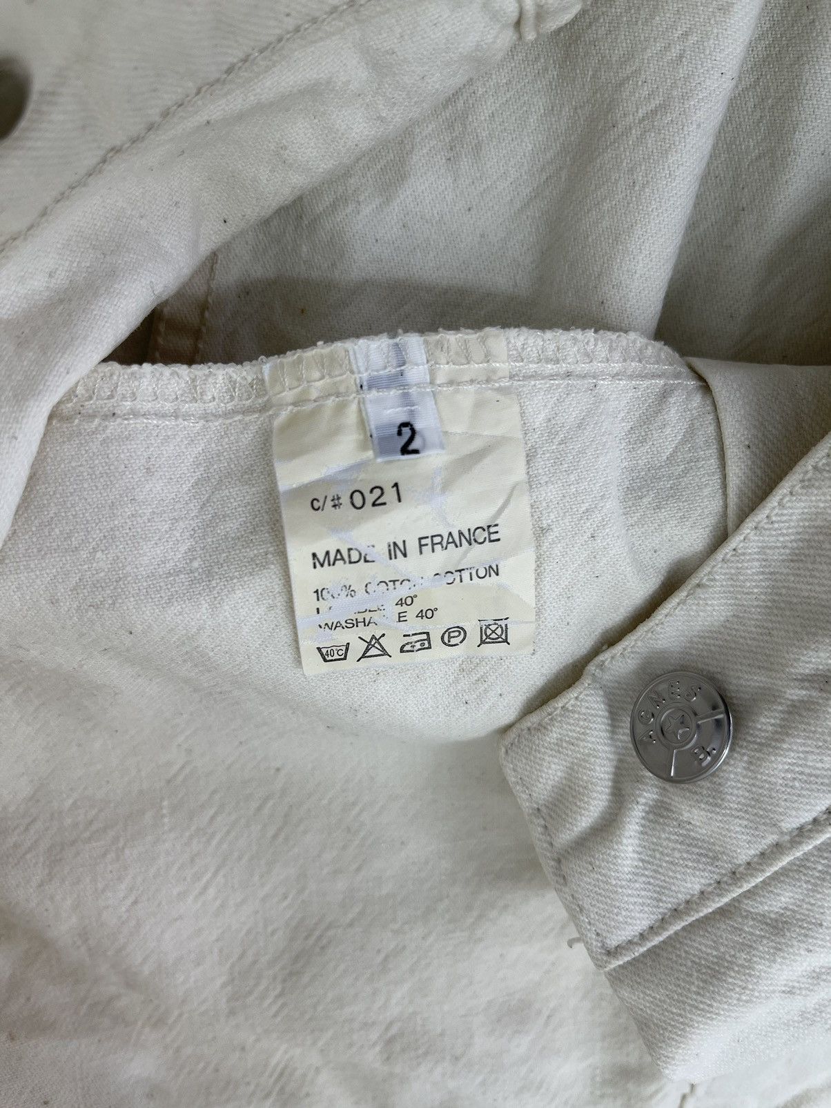 agnes b. Made in France Vintage Agnes B. Trucker Jacket 10🟩 Size US L / EU 52-54 / 3 - 7 Thumbnail