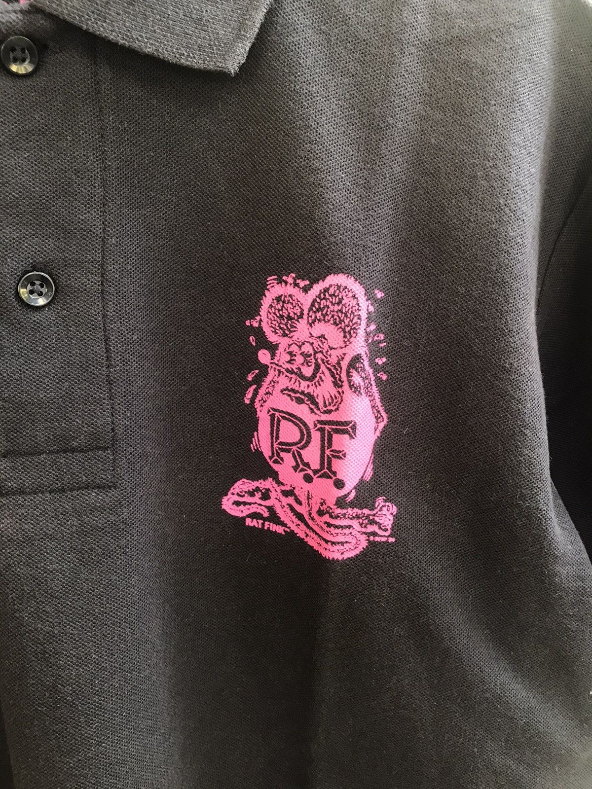 Japanese Brand × Vintage Ratfink Poloshirt Mooneyes Size US L / EU 52-54 / 3 - 5 Thumbnail