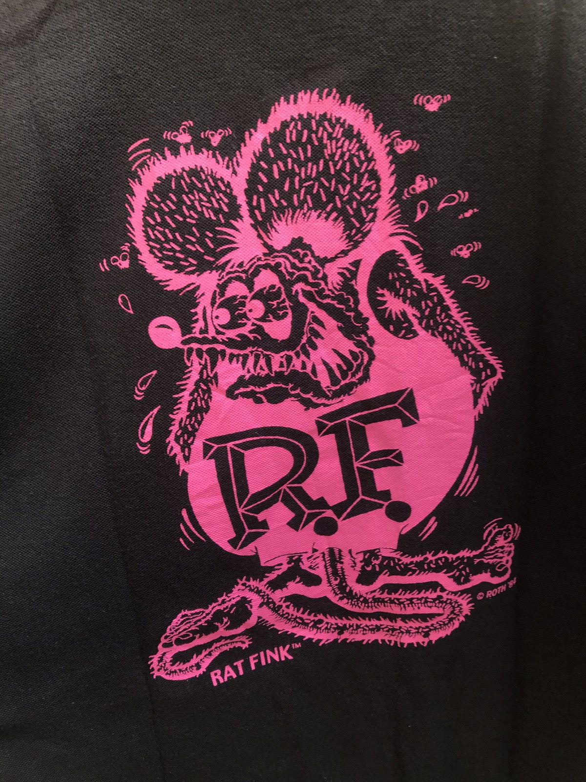 Japanese Brand × Vintage Ratfink Poloshirt Mooneyes Size US L / EU 52-54 / 3 - 3 Thumbnail