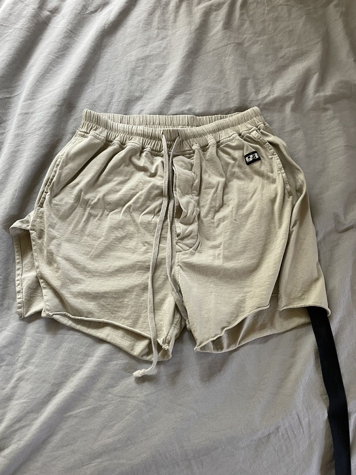 image of Rick Owens Drkshdw Phleg Boxer Shorts in Pearl, Men's (Size 30)