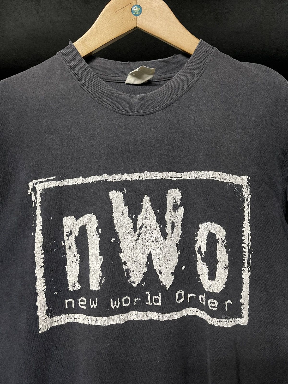 Vintage × WCW/nWo × WWF Vintage 90s NWO Wrestling Distressed Tee Size US M / EU 48-50 / 2 - 2 Thumbnail