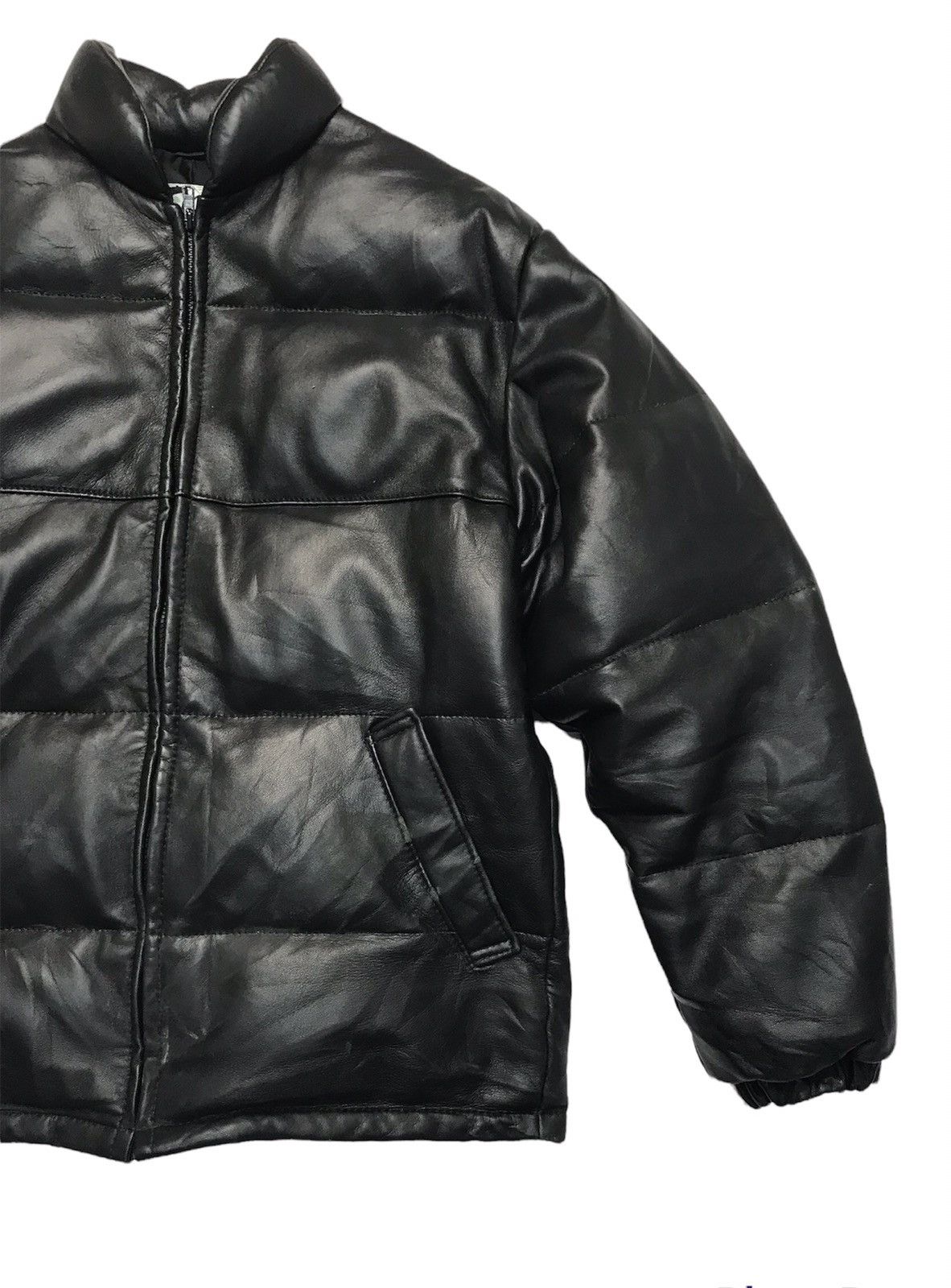 Schott × Vintage SCHOTT PUFFER DOWN BLACK JACKET Size US M / EU 48-50 / 2 - 3 Thumbnail
