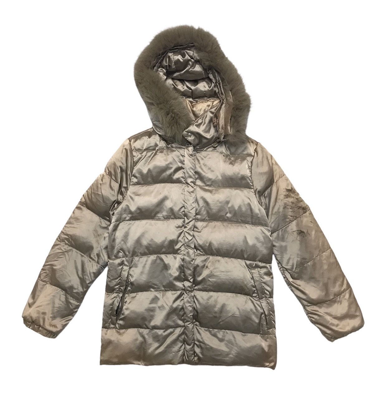 Moncler MONCLER PUFFER HOODIES FUR JACKET Size S / US 4 / IT 40 - 1 Thumbnail