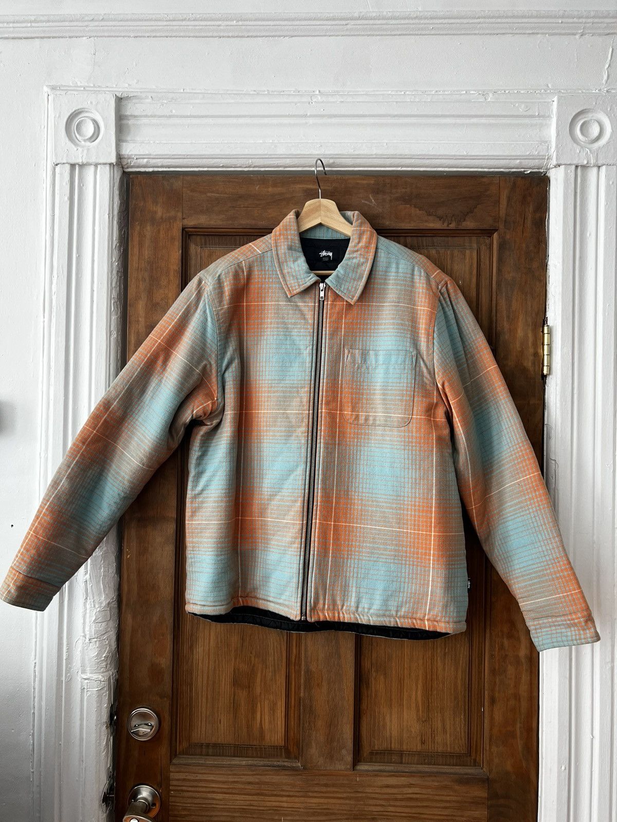 Stussy Quilted Shirt | Grailed