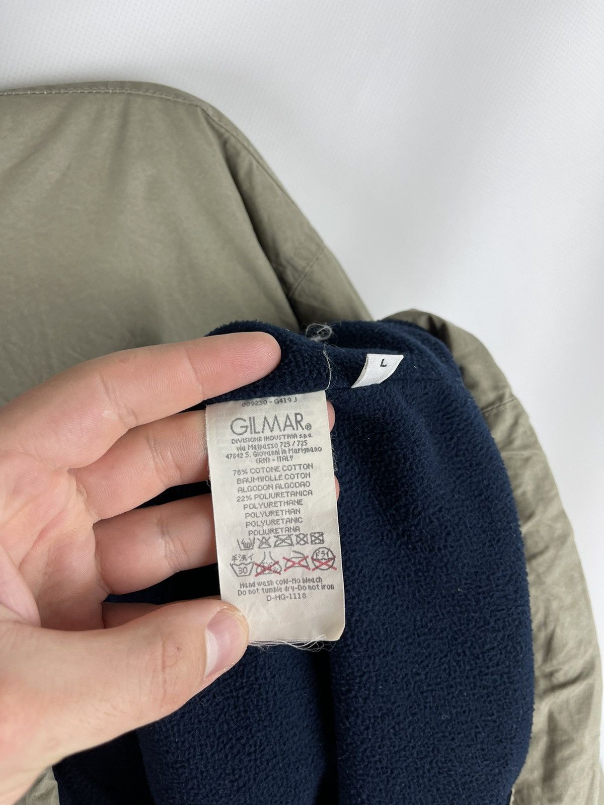 Iceberg Iceberg Jeans beige anorak jacket big logo fleece Size US L / EU 52-54 / 3 - 11 Thumbnail