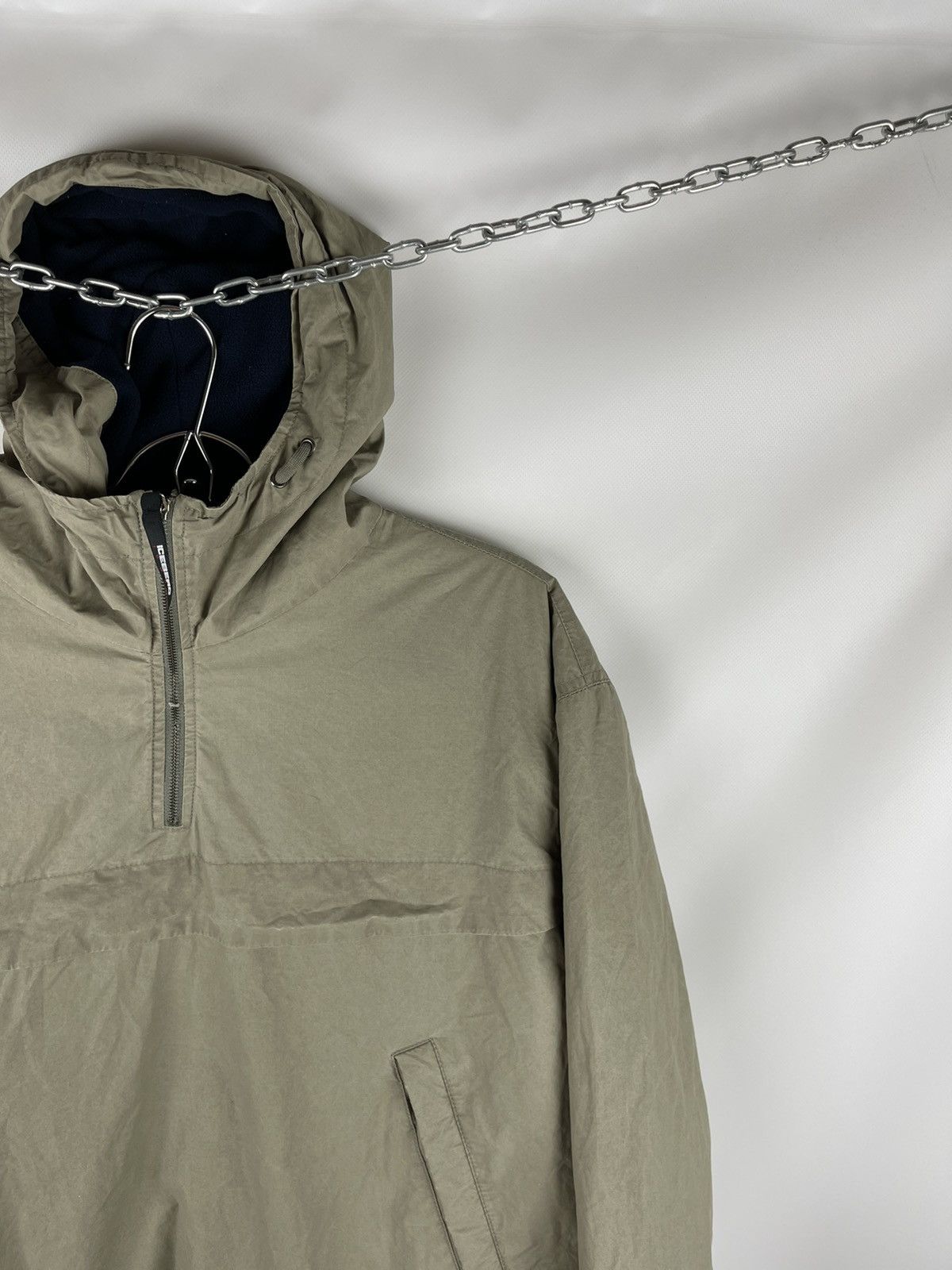 Iceberg Iceberg Jeans beige anorak jacket big logo fleece Size US L / EU 52-54 / 3 - 4 Thumbnail