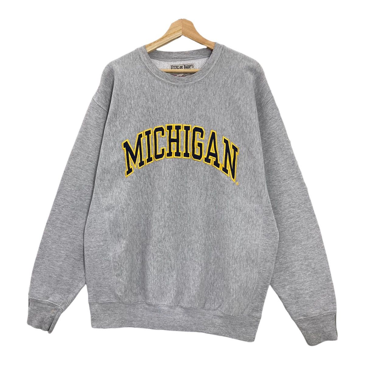 Vintage Vintage University of Michigan Big Logo Sweatshirt Size XL Size US XL / EU 56 / 4 - 3 Thumbnail