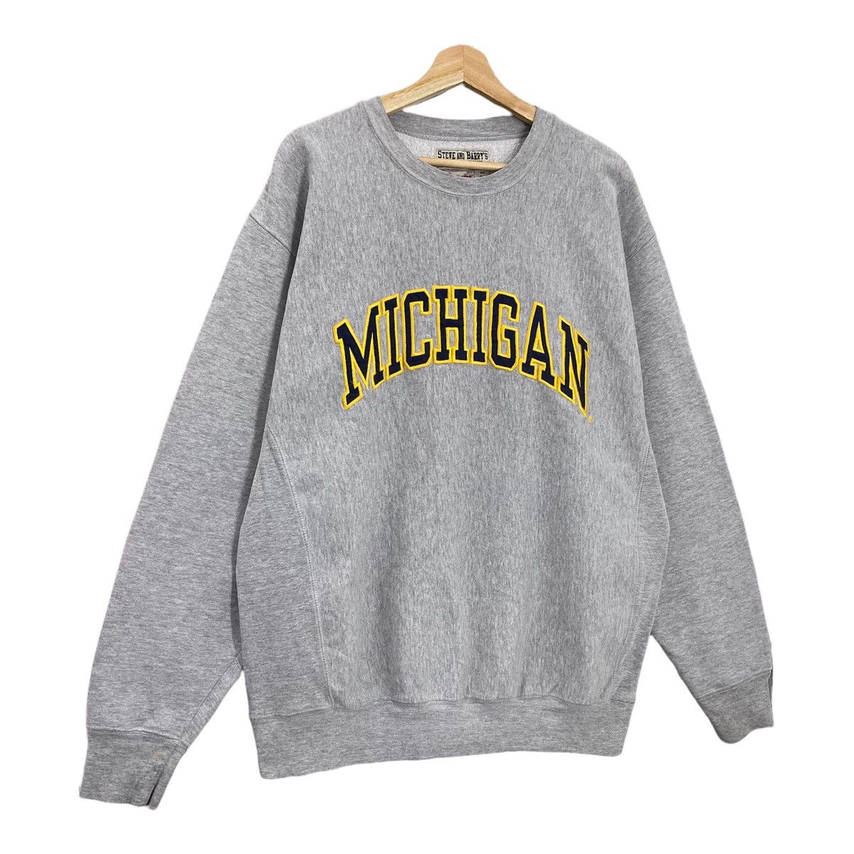 Vintage Vintage University of Michigan Big Logo Sweatshirt Size XL Size US XL / EU 56 / 4 - 2 Thumbnail