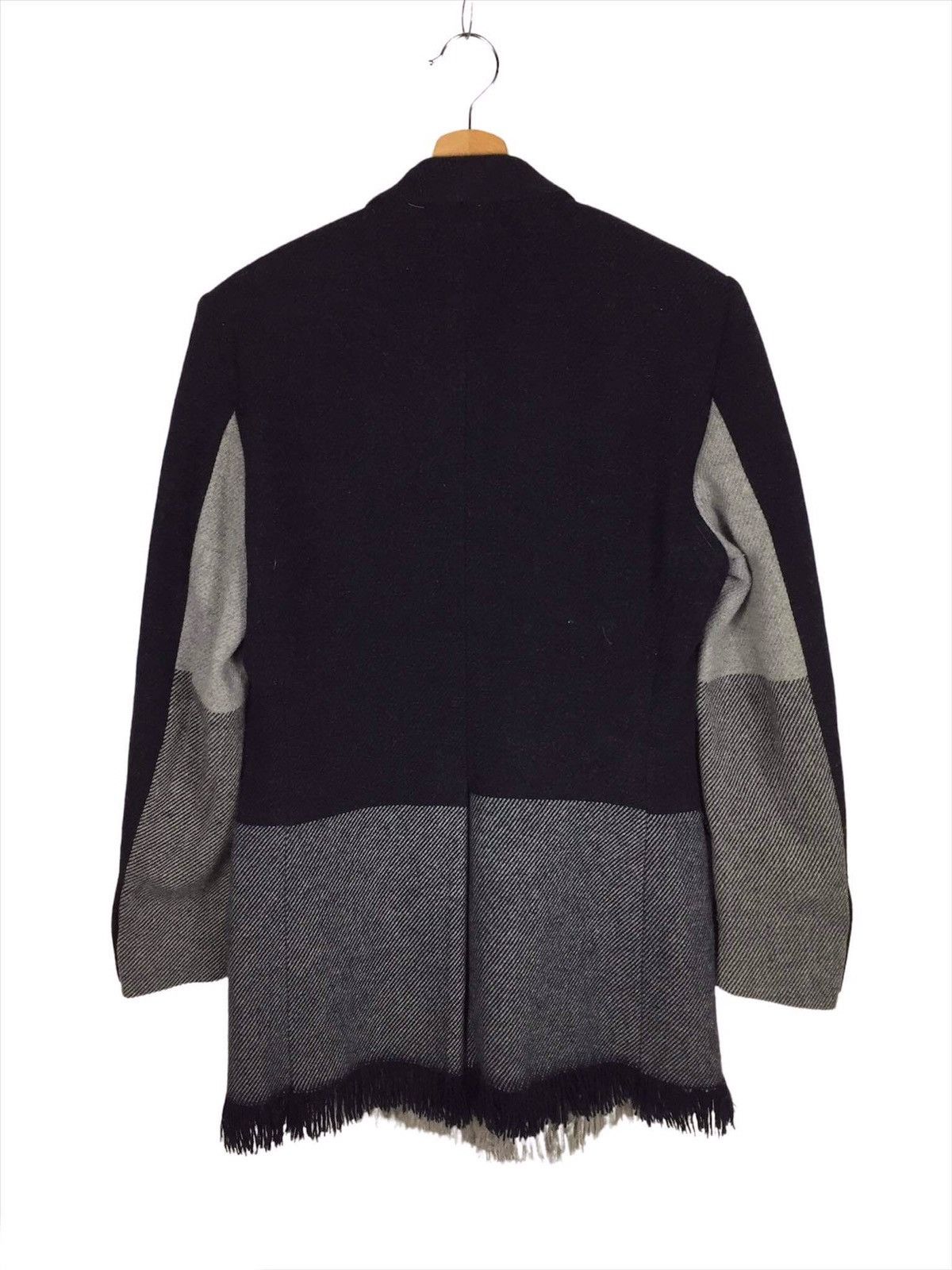 24/7 Suits Livio Graziottin 24/7 Suits Patchwork Wool Coat Size US M / EU 48-50 / 2 - 7 Thumbnail