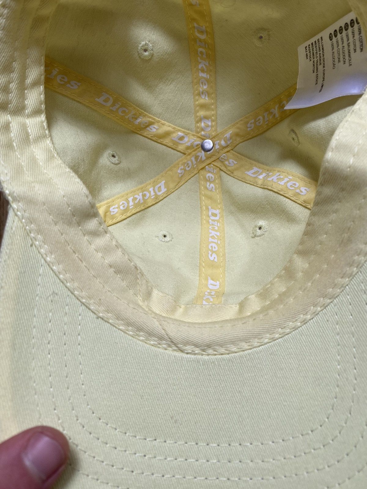 Vintage Dickies Yellow Trucker Hat Cap Carhartt Y2K Polo Size ONE SIZE - 8 Thumbnail