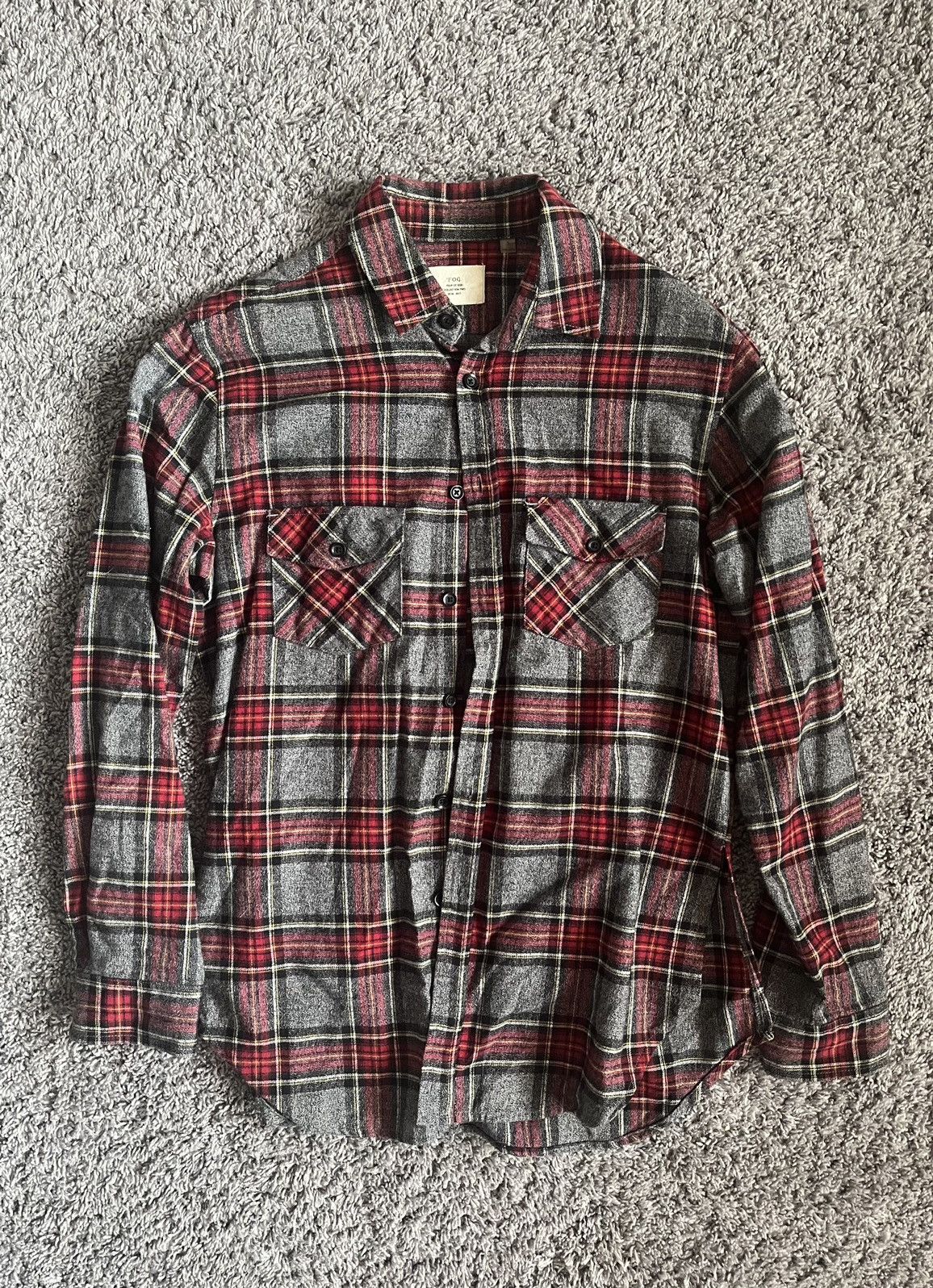 Fear of God Fear of God Sixth Collection Plaid Flannel Shirt | Grailed