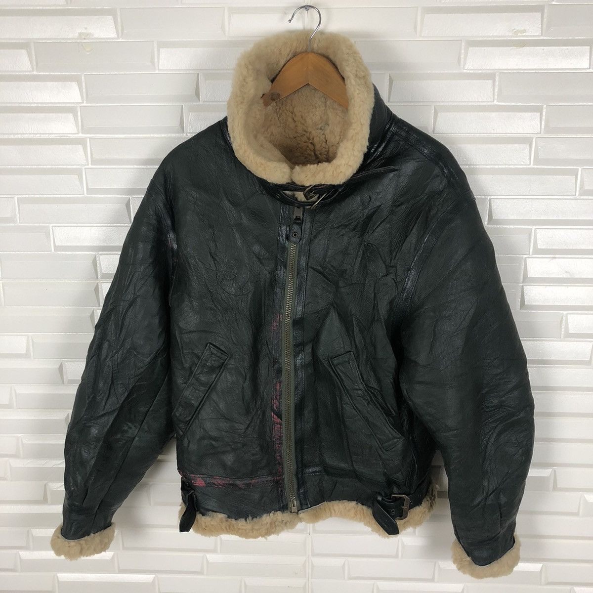 Octopus ✈️🔥TYPE B3 OCTOPUS ARMY 1986 LEATHER JACKET🔥✈️ Size US M / EU 48-50 / 2 - 2 Thumbnail