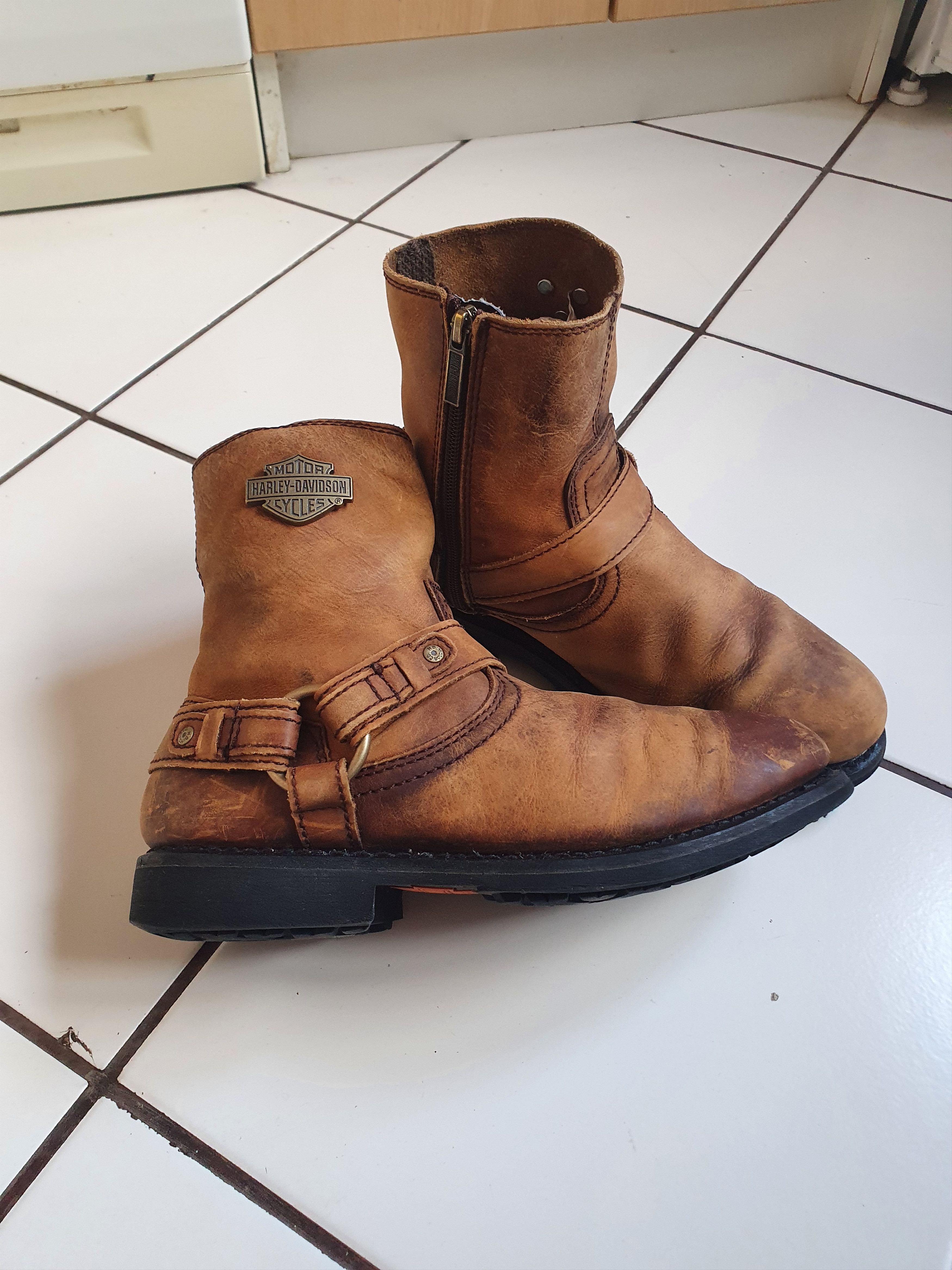 Harley Davidson Harley Davidson Scout Zip Harness Biker Boots sz Eu41/UK7 Size US 6 / EU 39 - 1 Thumbnail