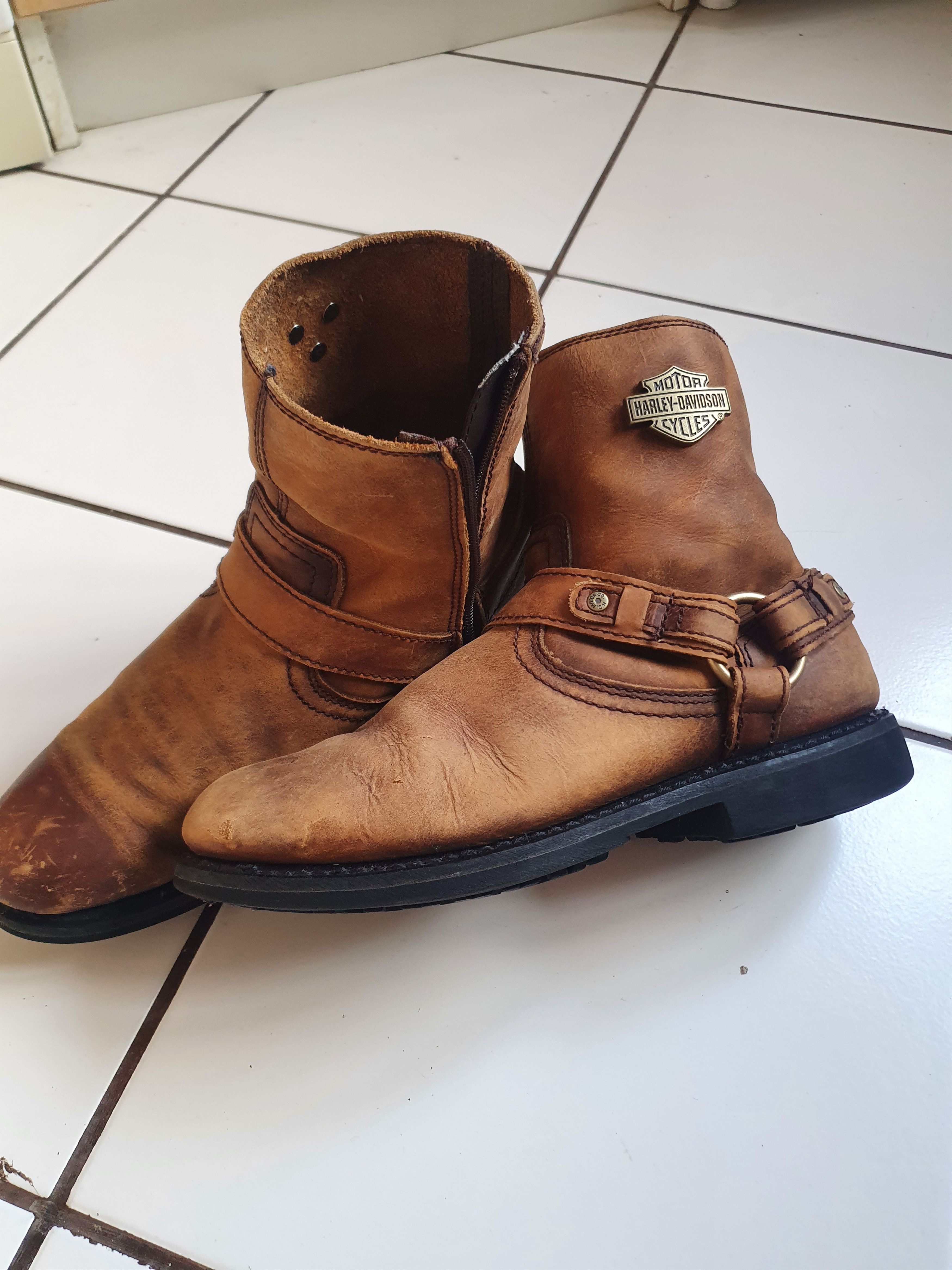 Harley Davidson Harley Davidson Scout Zip Harness Biker Boots sz Eu41/UK7 Size US 6 / EU 39 - 20 Thumbnail