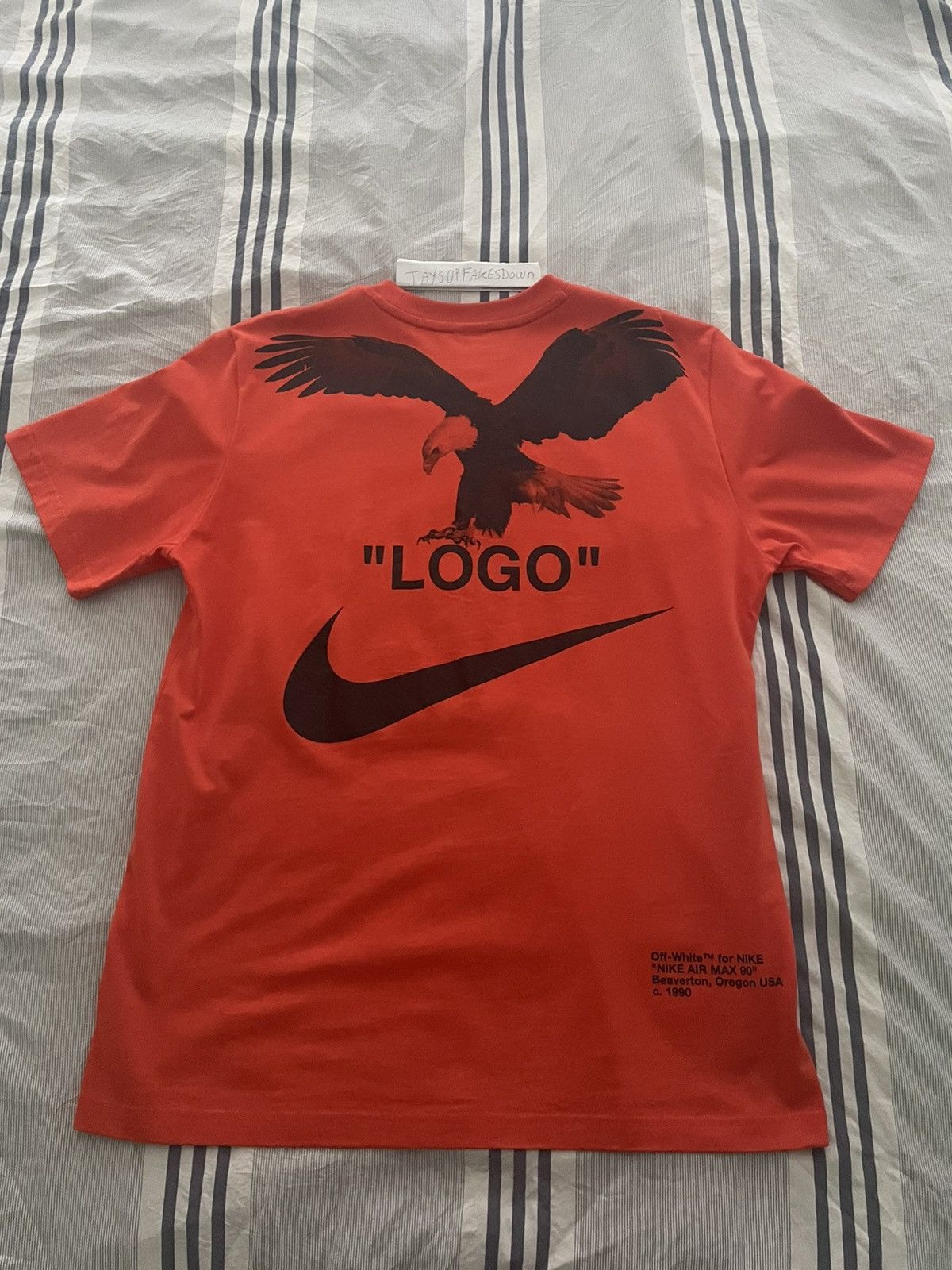 Nike × Off-White Nike X Off-white Virgil Nrg A6 Tee Tuxedo Print T-shirt Size US L / EU 52-54 / 3 - 2 Thumbnail