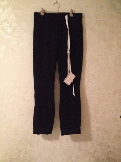 Wool herringbone pants