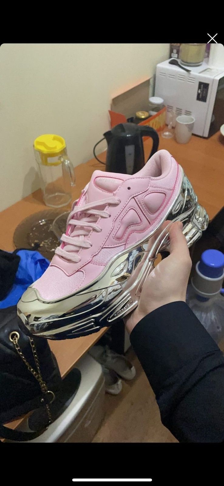 raf simons ozweego on feet